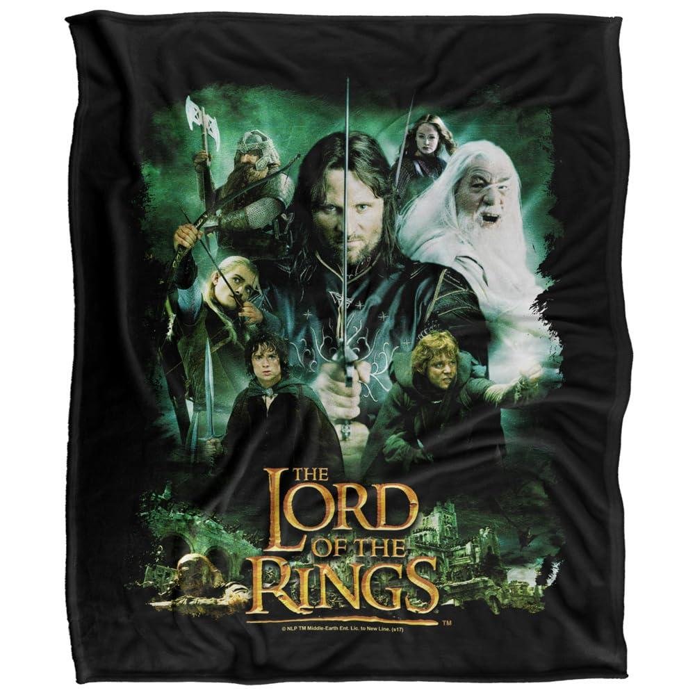 The Lord Of The Rings Hero Supersoft Blanket - 152cm x 127cm