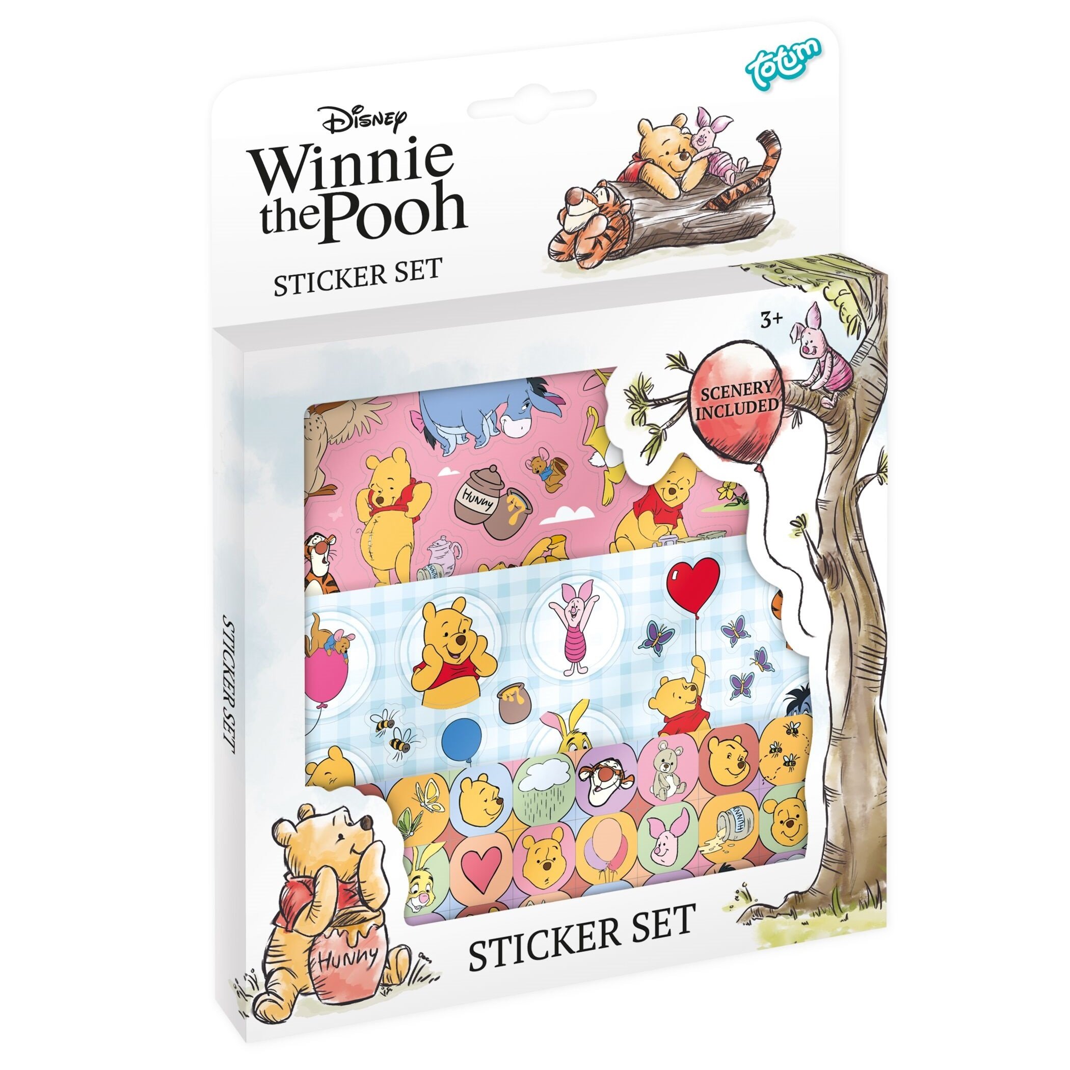 Totum Disney Winnie the Pooh Sticker Set