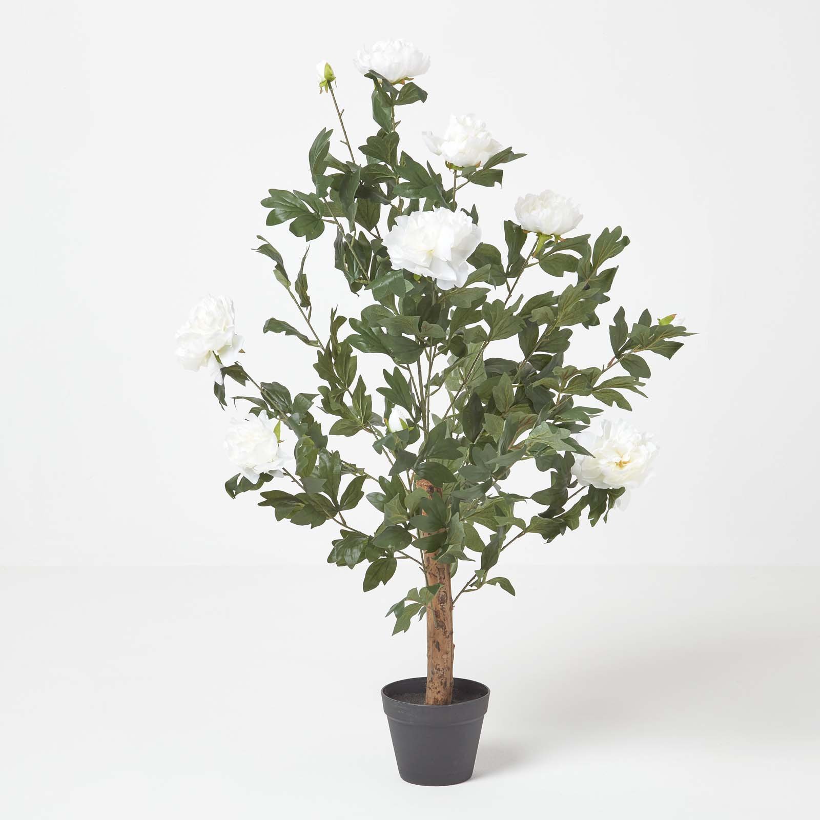 Homescapes Handcrafted Artificial Peony Tree - Cream