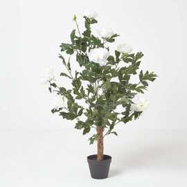 Homescapes Handcrafted Artificial Peony Tree - Cream