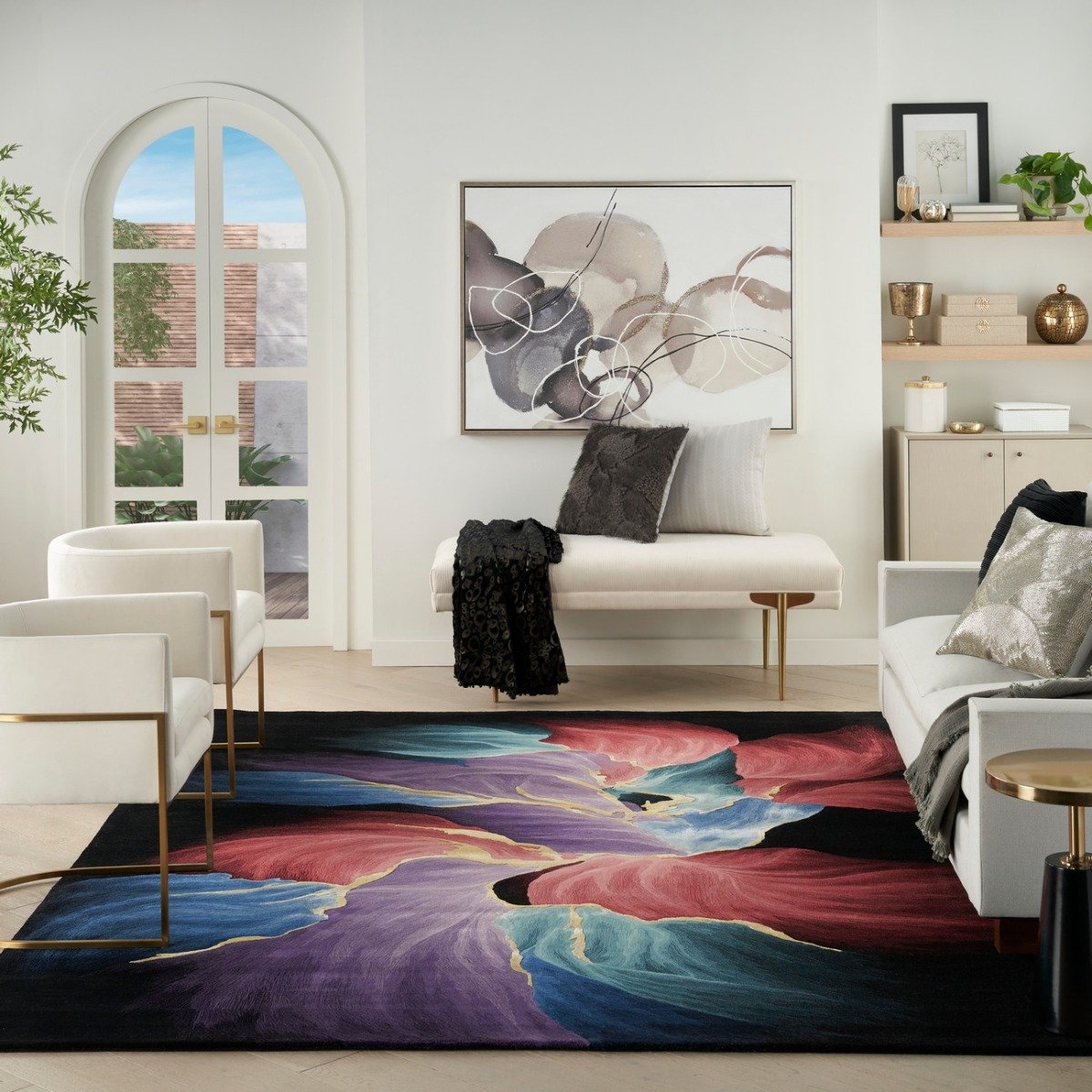 Mega Flooring Multi Handmade Abstract Rug - 236 x 297cm