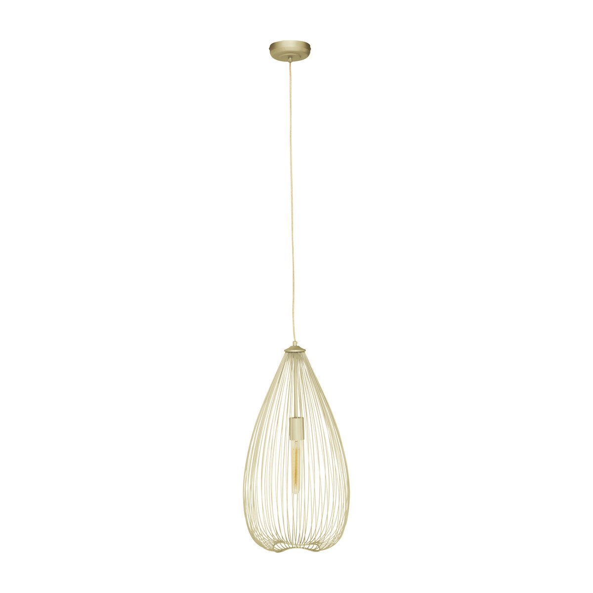 Orsina Lavis Iron Pendant Light - Gold