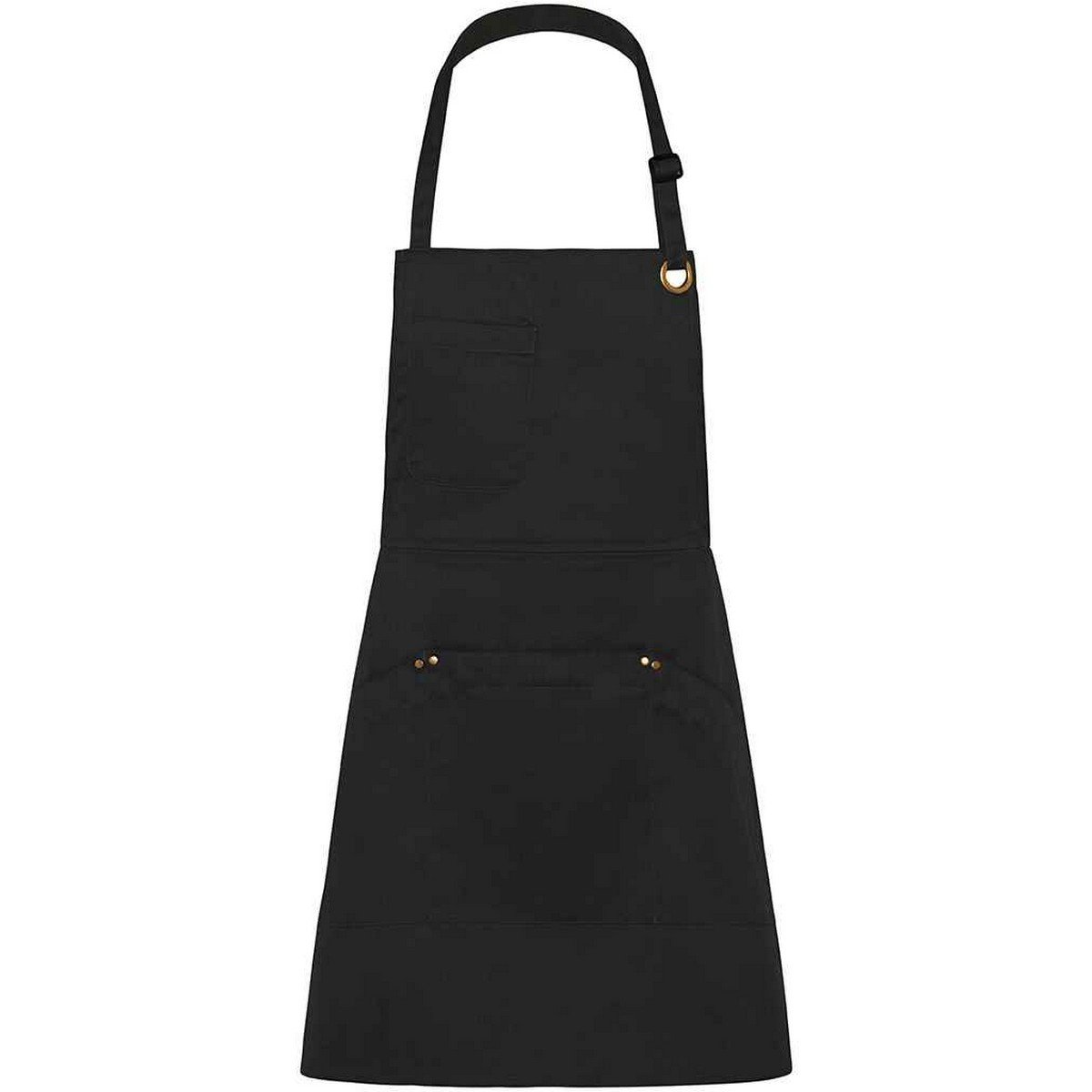 Le Chef Bibbed Full Apron - Black