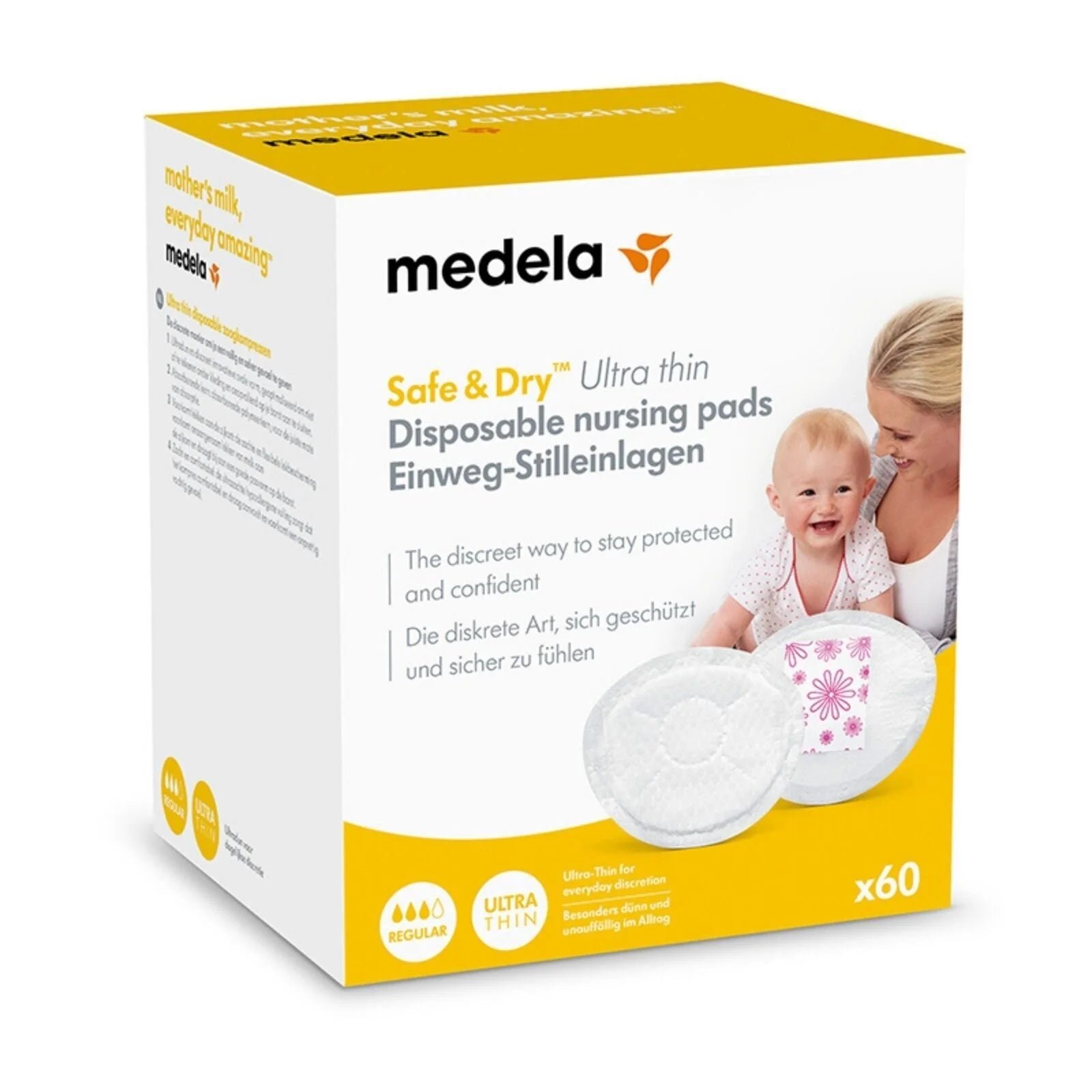 Medela Safe and Dry Nursing Pads - 60