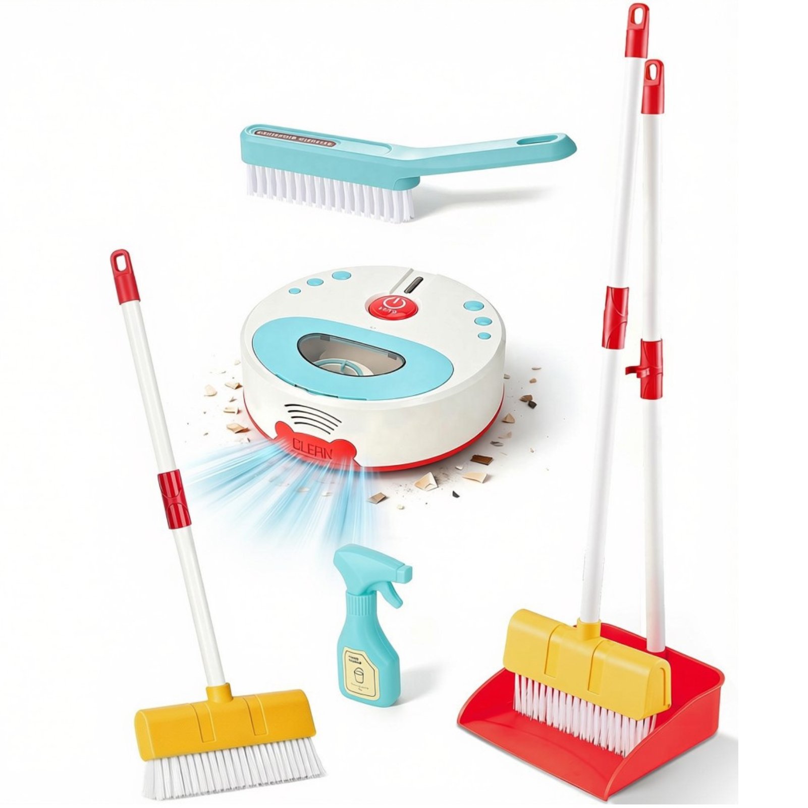 deAO  Cleaning Toys Set 5PCS