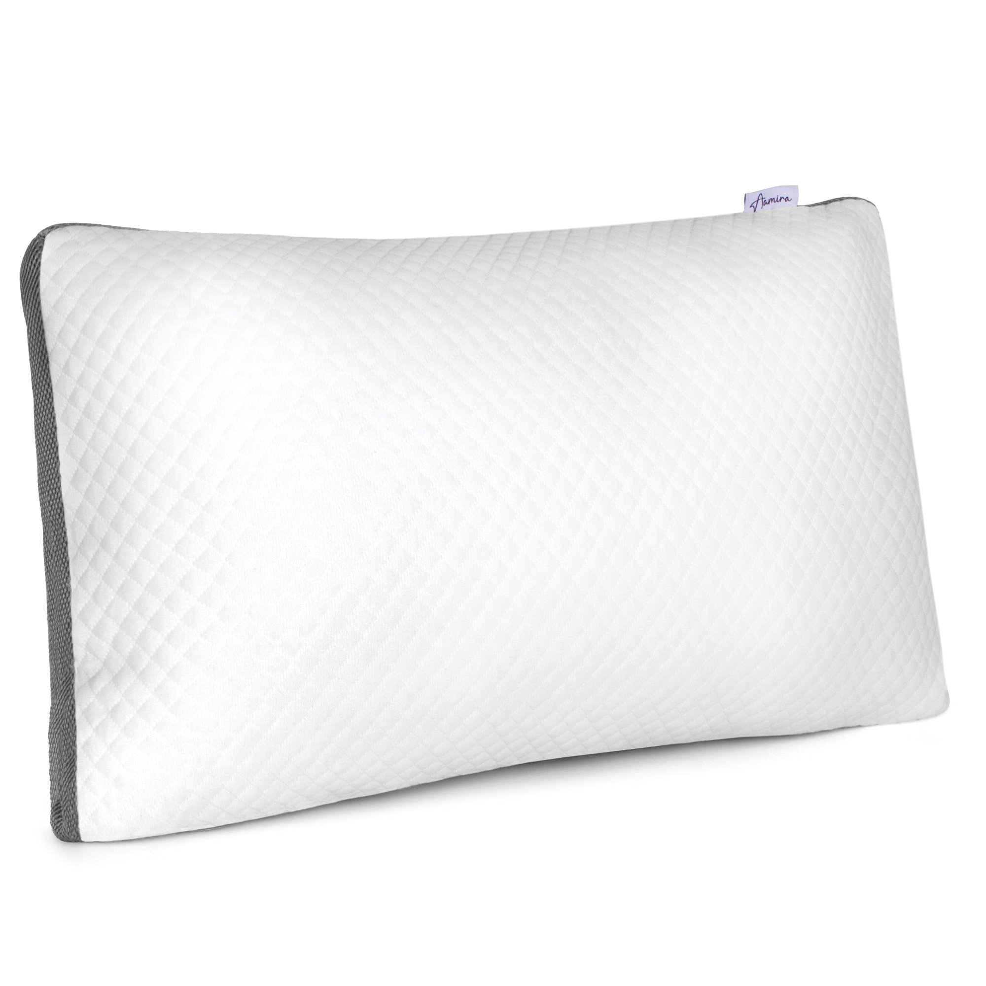 Aamira Adjustable Shredded Memory Foam Pillow - White