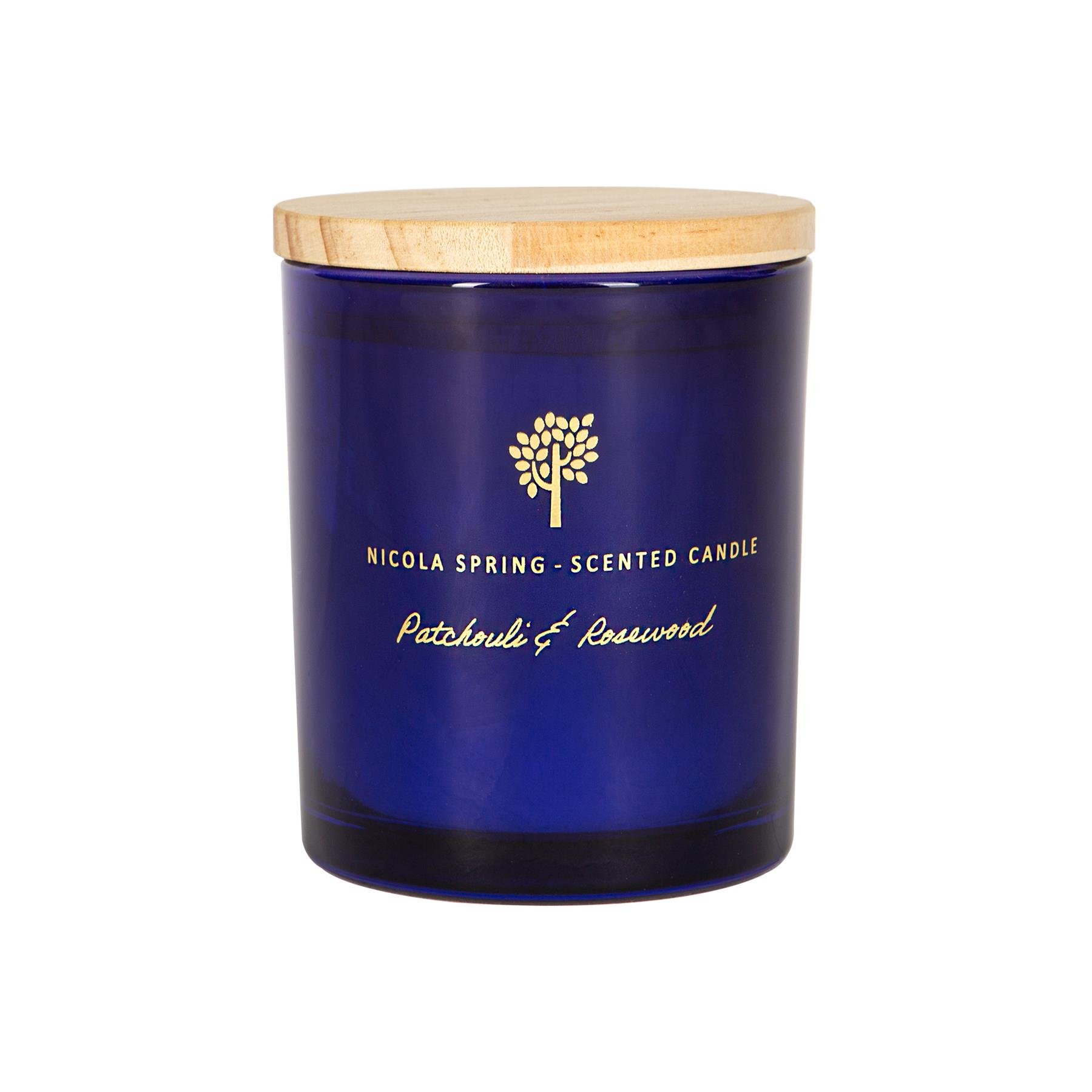Nicola Spring 130ml Soy Wax Scented Candle - Patchouli & Rosewood