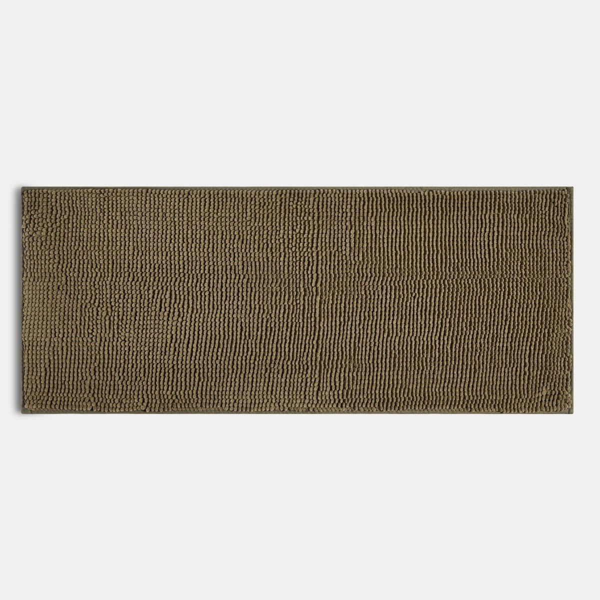 OHS Chenille Style Bath Mat Runner - 45 x 110cm - Woodland Green