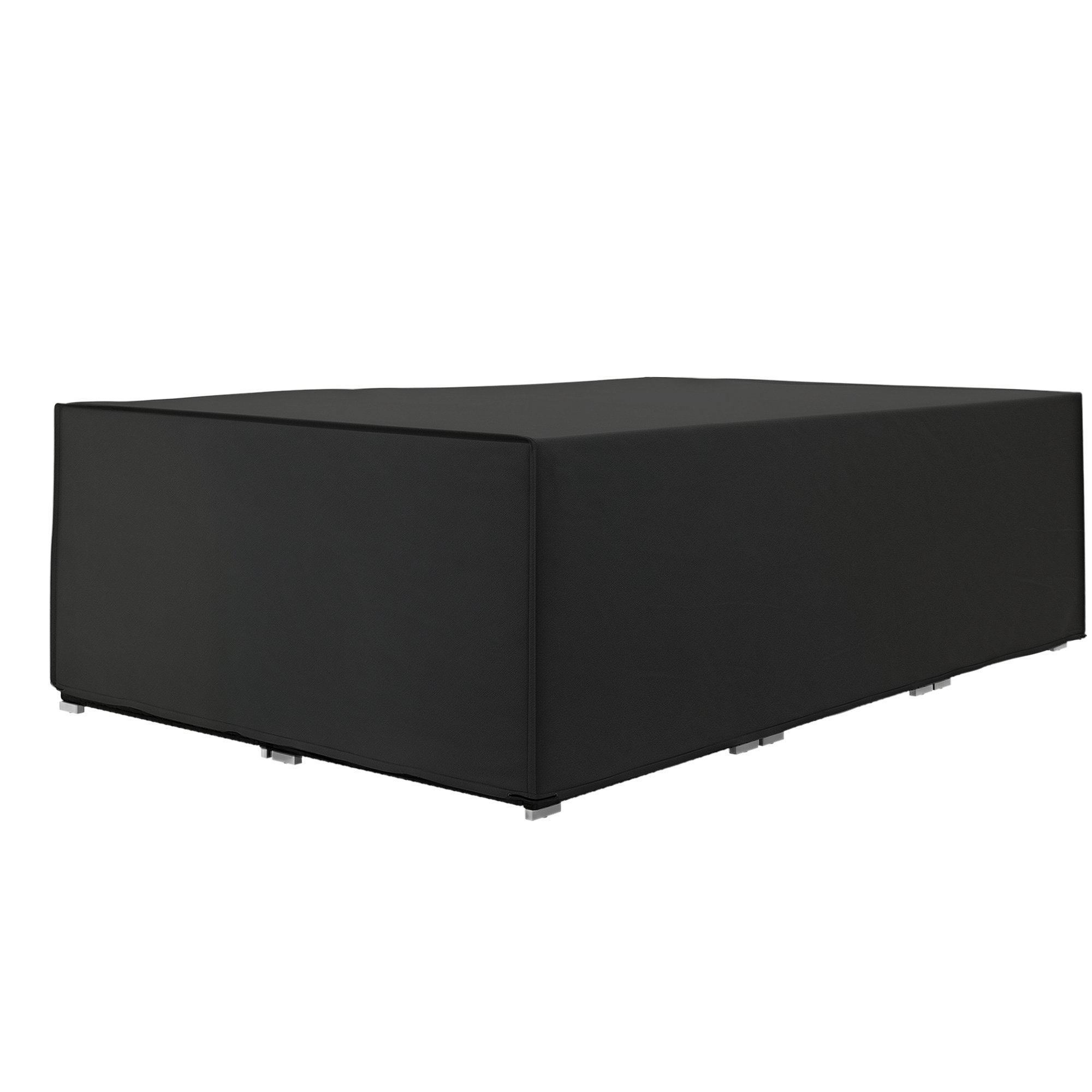 Outsunny Garden Furniture Cover with PE Coating Waterproof UV Resistant - Black