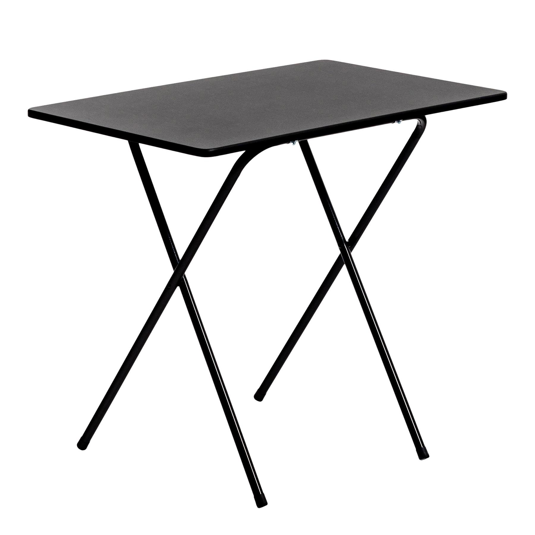 Harbour Housewares Wooden Folding Desk - Black