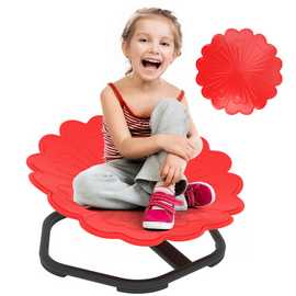AIYAPLAY Kids Flower NonSlip Base Spinning Chair - Red