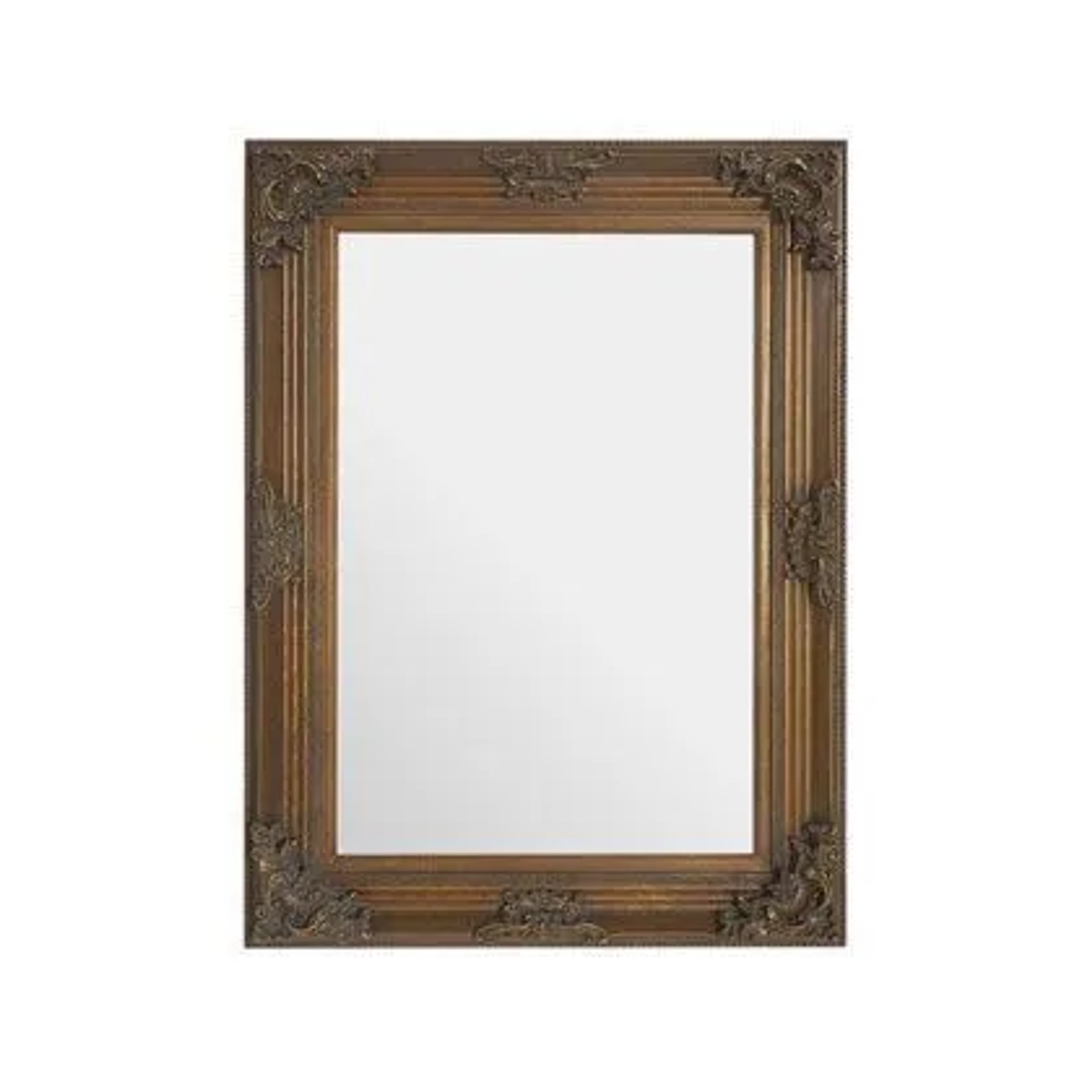 Orsina Brussels Baroque Rectangle Wall Mirror – Gold