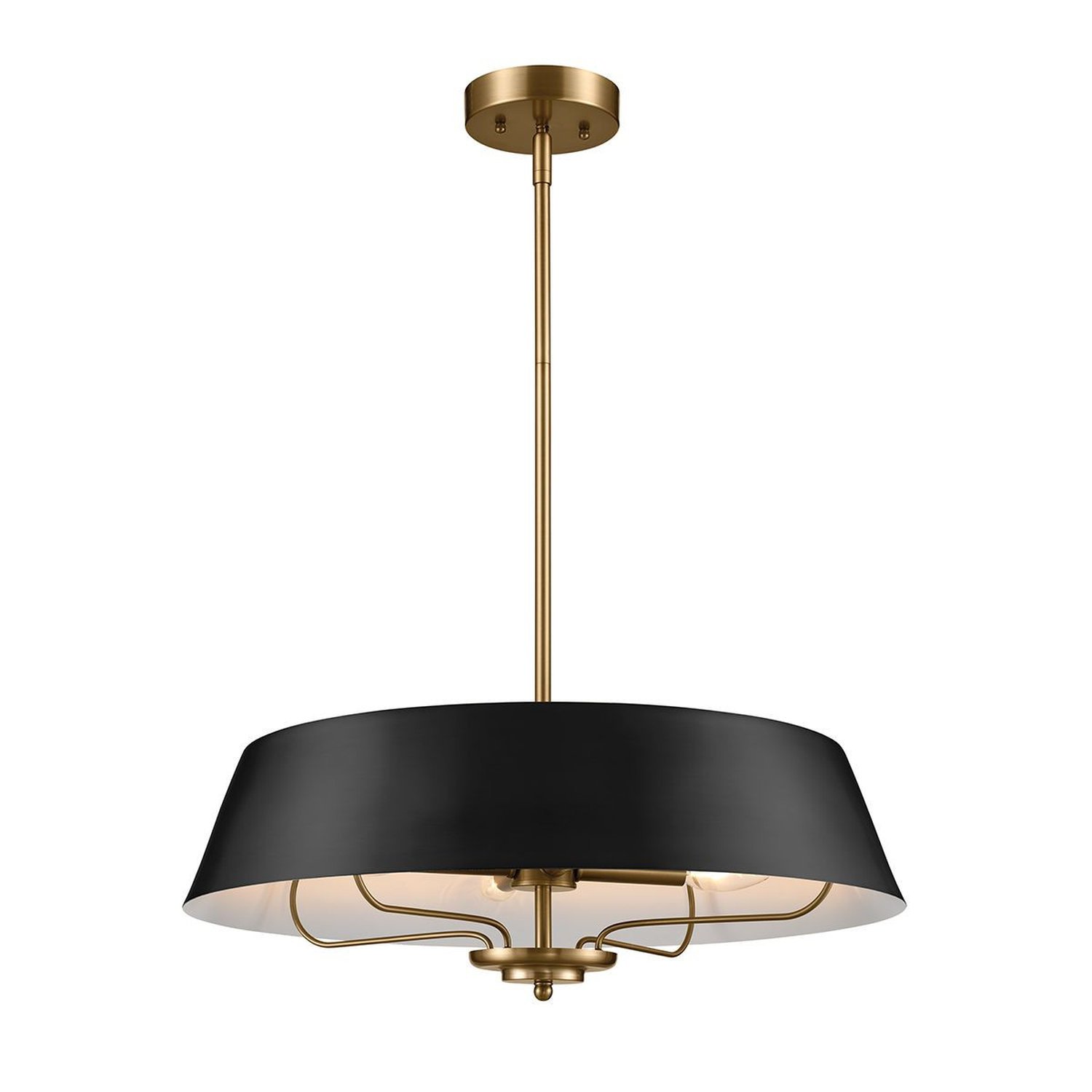 Elstead Luella 4 Arm Pendant Light - Black