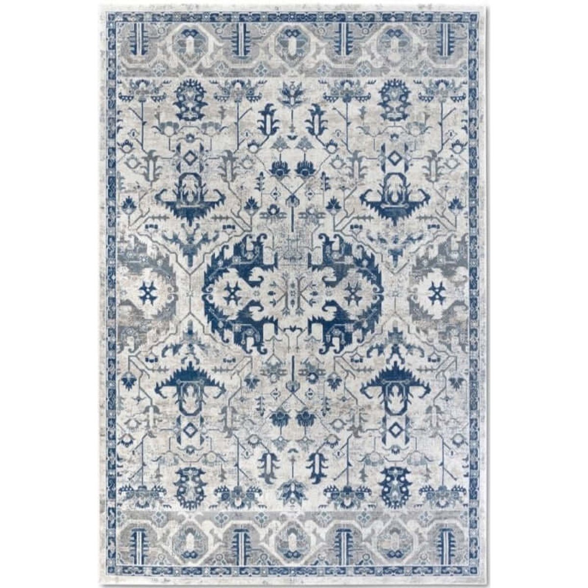 Villeroy & Boch Cream and Navy 1869 Persian Vintage Rug - 120 x 170cm