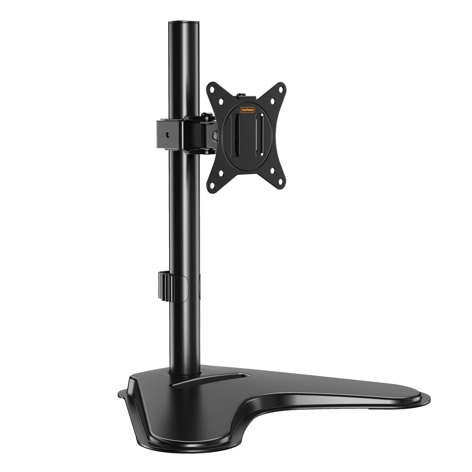 VonHaus 13-32in Metal Single Monitor Stand - Black