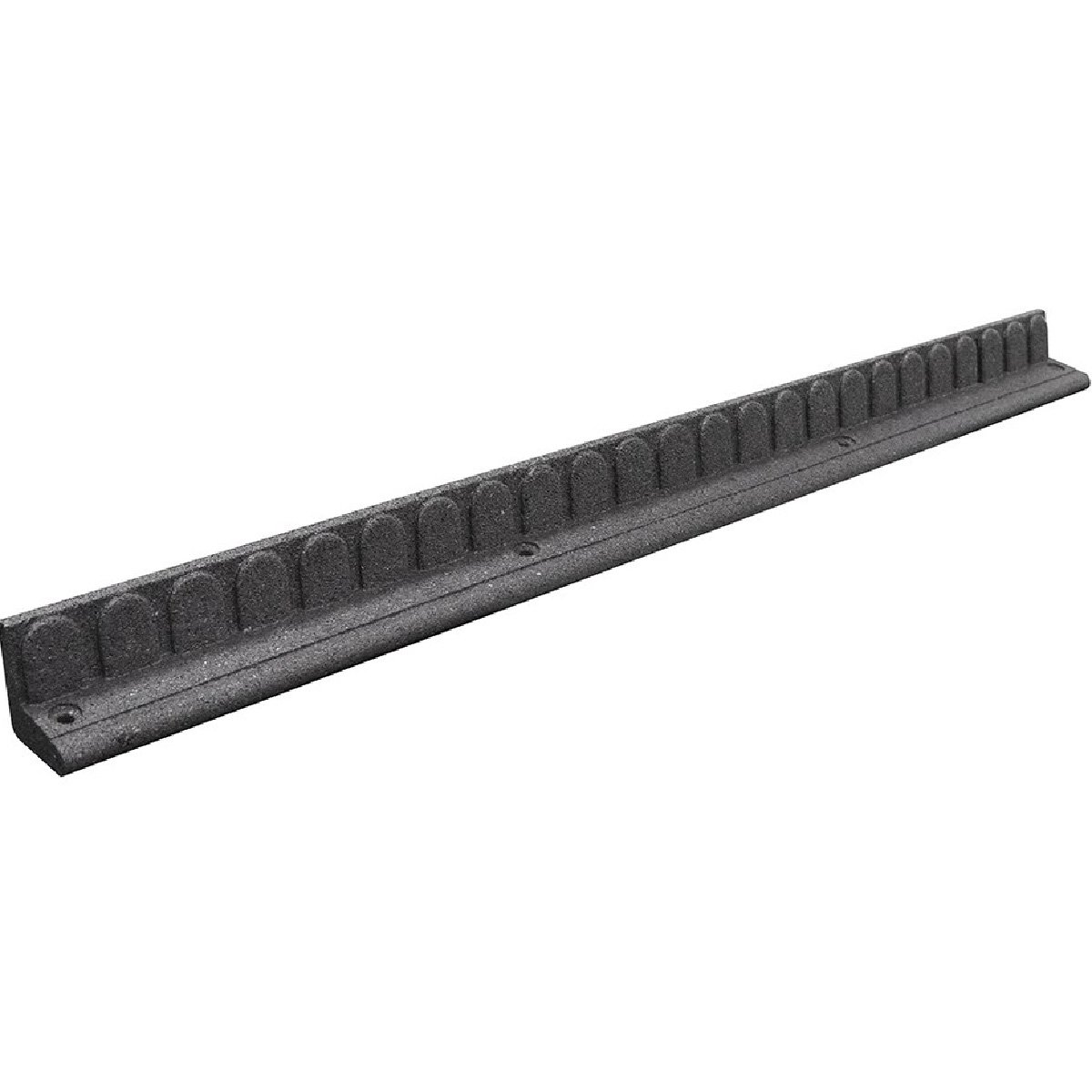 Primrose Mower Safe Edge Lawn Border Recycled Rubber in Grey 1.2m