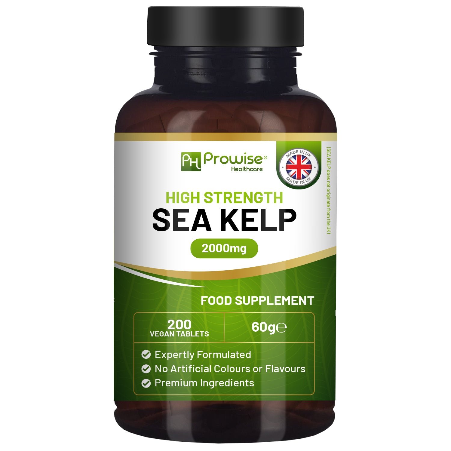 Prowise Vegan 2000mg Sea Kelp 200 Tablets
