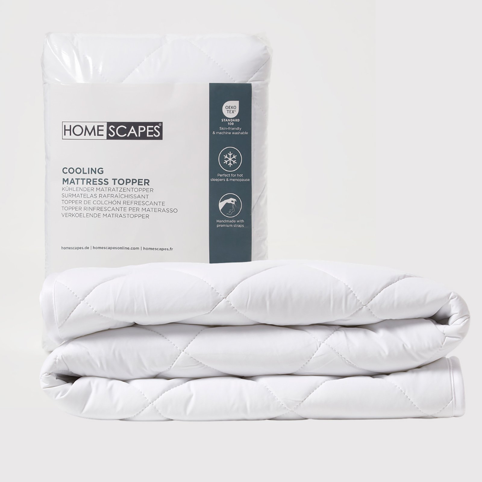 Homescapes Advanced Cooling Mattress Topper - Small Double