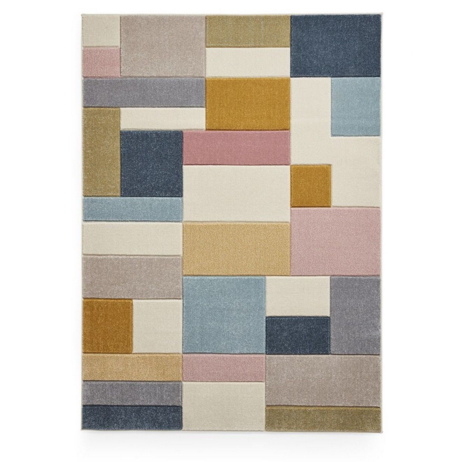 Mega Flooring Multi Modern  Rug - 80 x 150cm