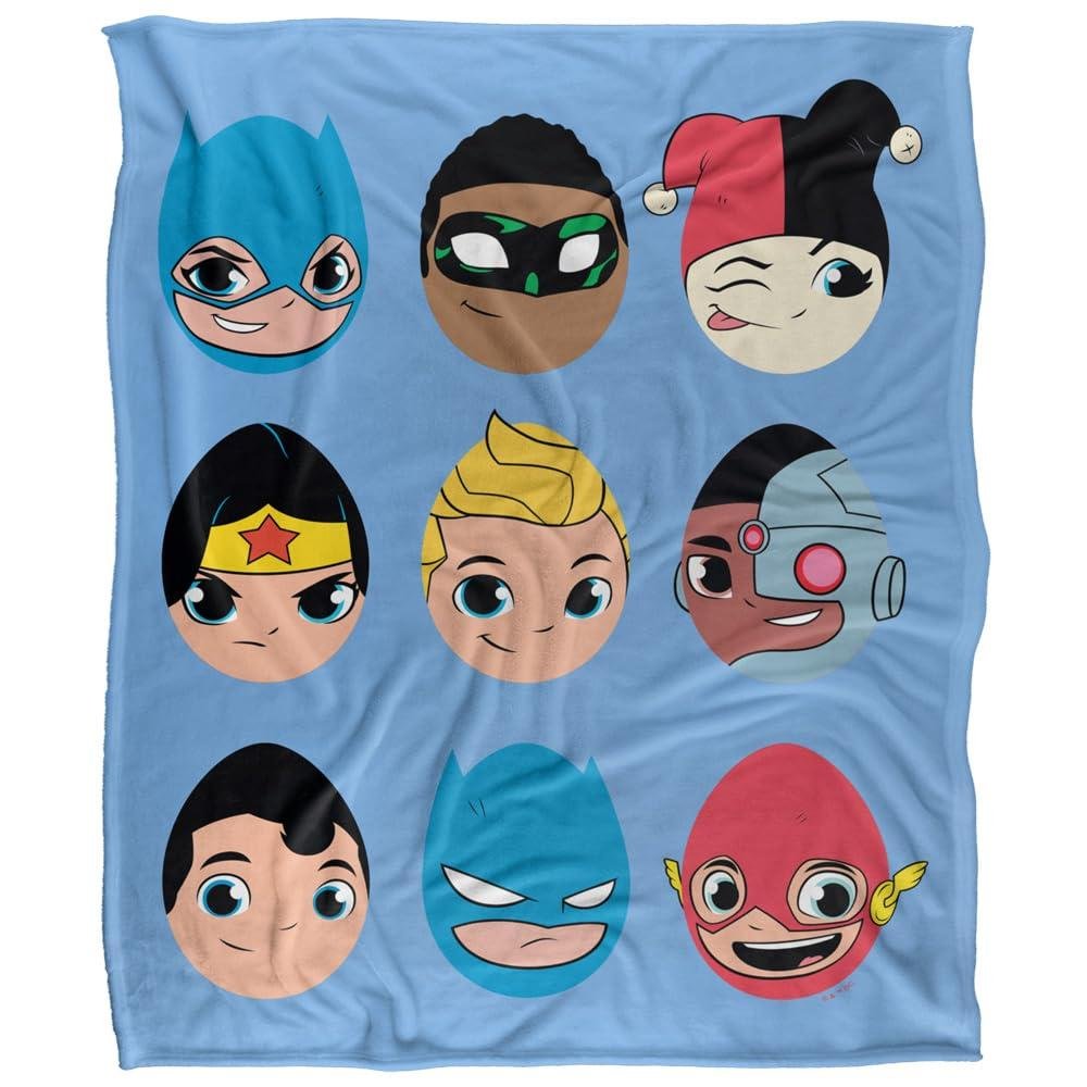 DC Comics Super Friends Easter Egg Blanket - 147cm x 91cm