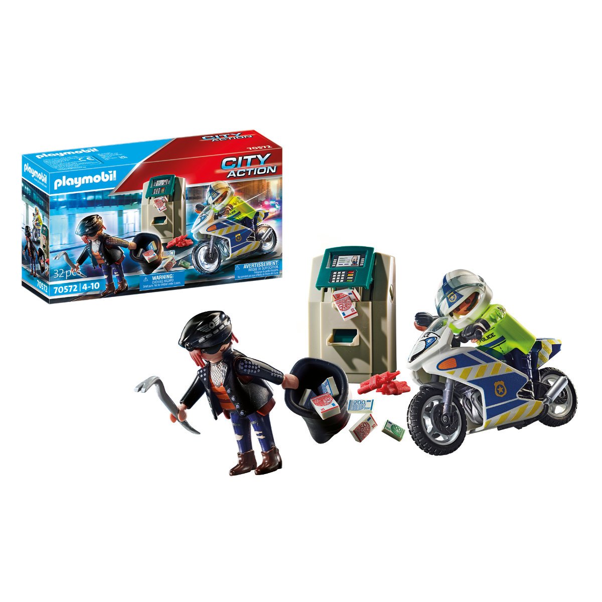 Playmobil City Action Police Bank Robber Chase