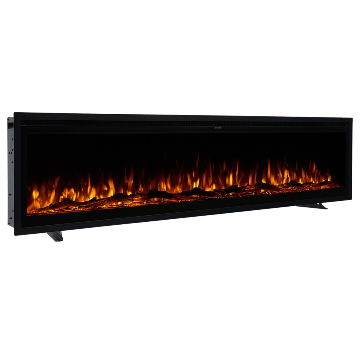Living and Home 73 Inch Electric Fireplace with Remote - Black