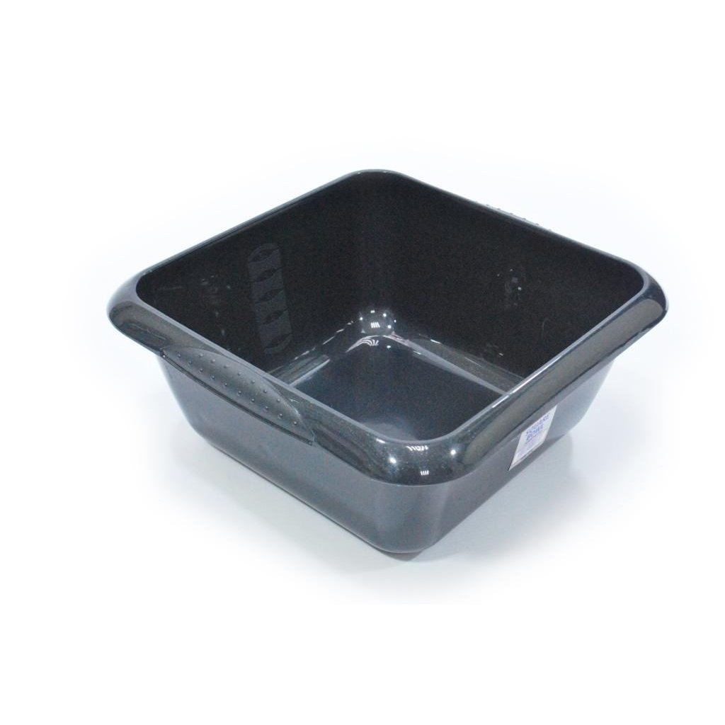 TML Plastic Square 7L Washing Up Bowl - Graphite