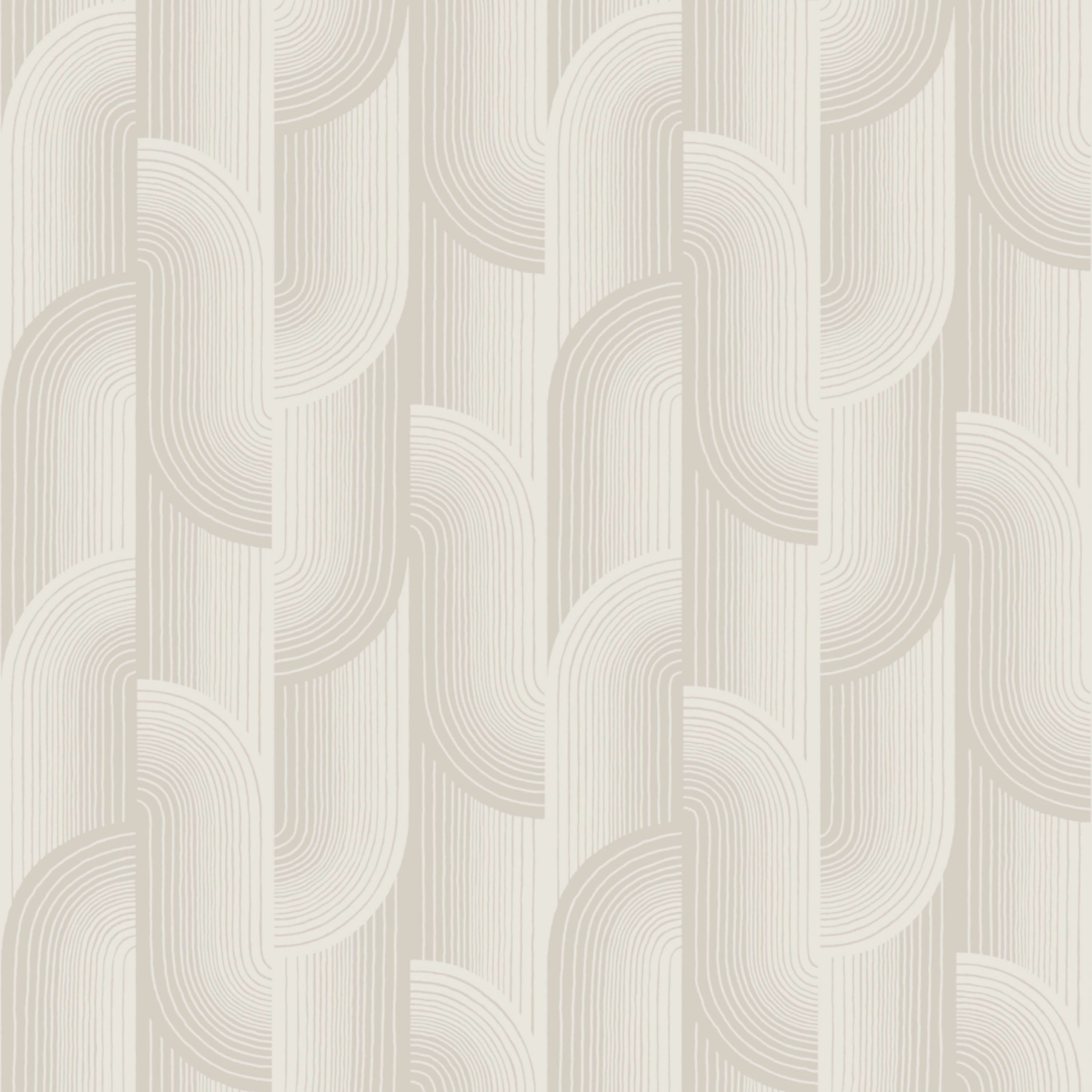 Grandeco Boutique Romaine Art Deco Embossed Wallpaper - Grey