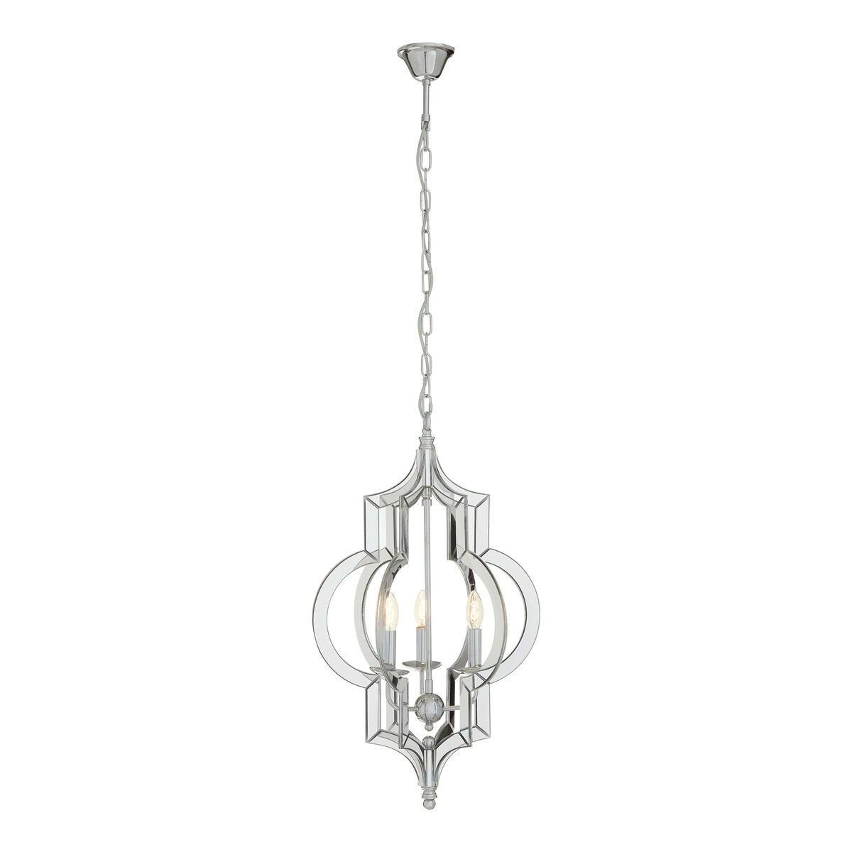 Orsina Kensington Townhouse Moorish Pendant Light - Silver