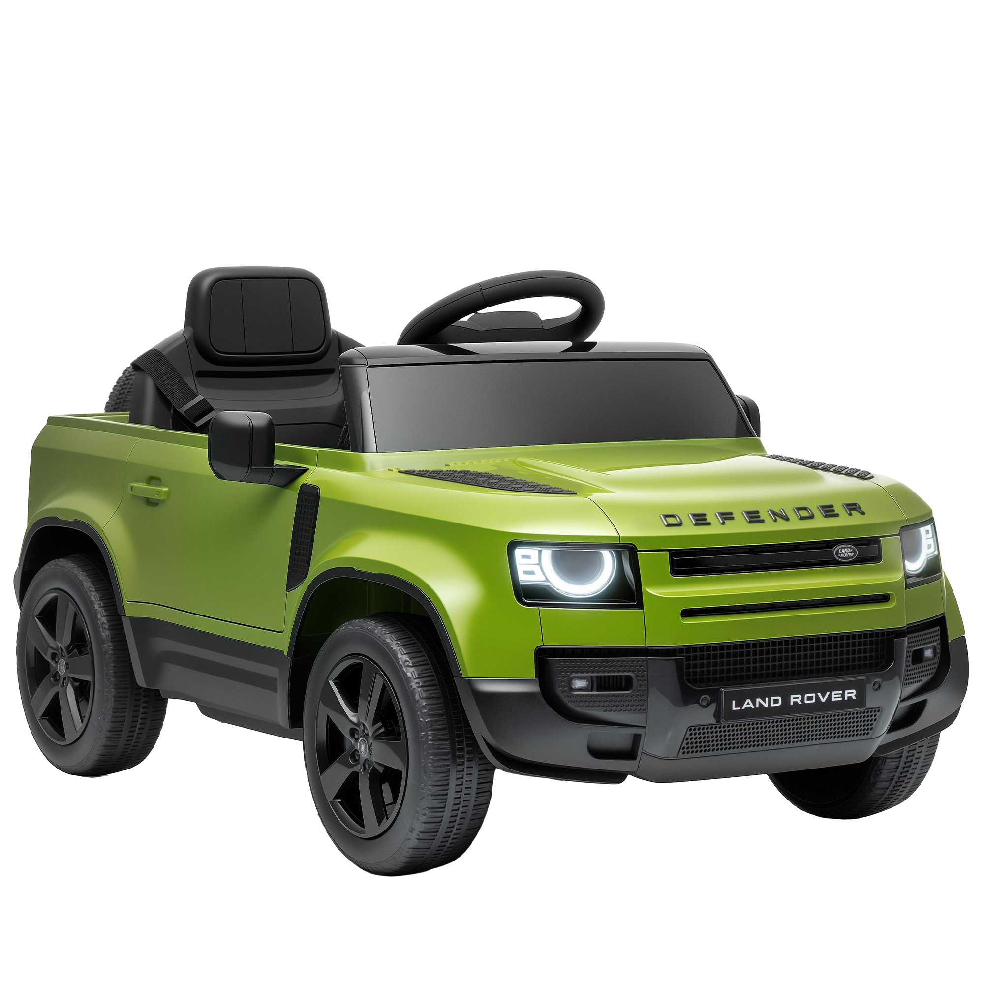 AIYAPLAY Land Rover Defender 12V Remote Control Electric Ride On Car – Green