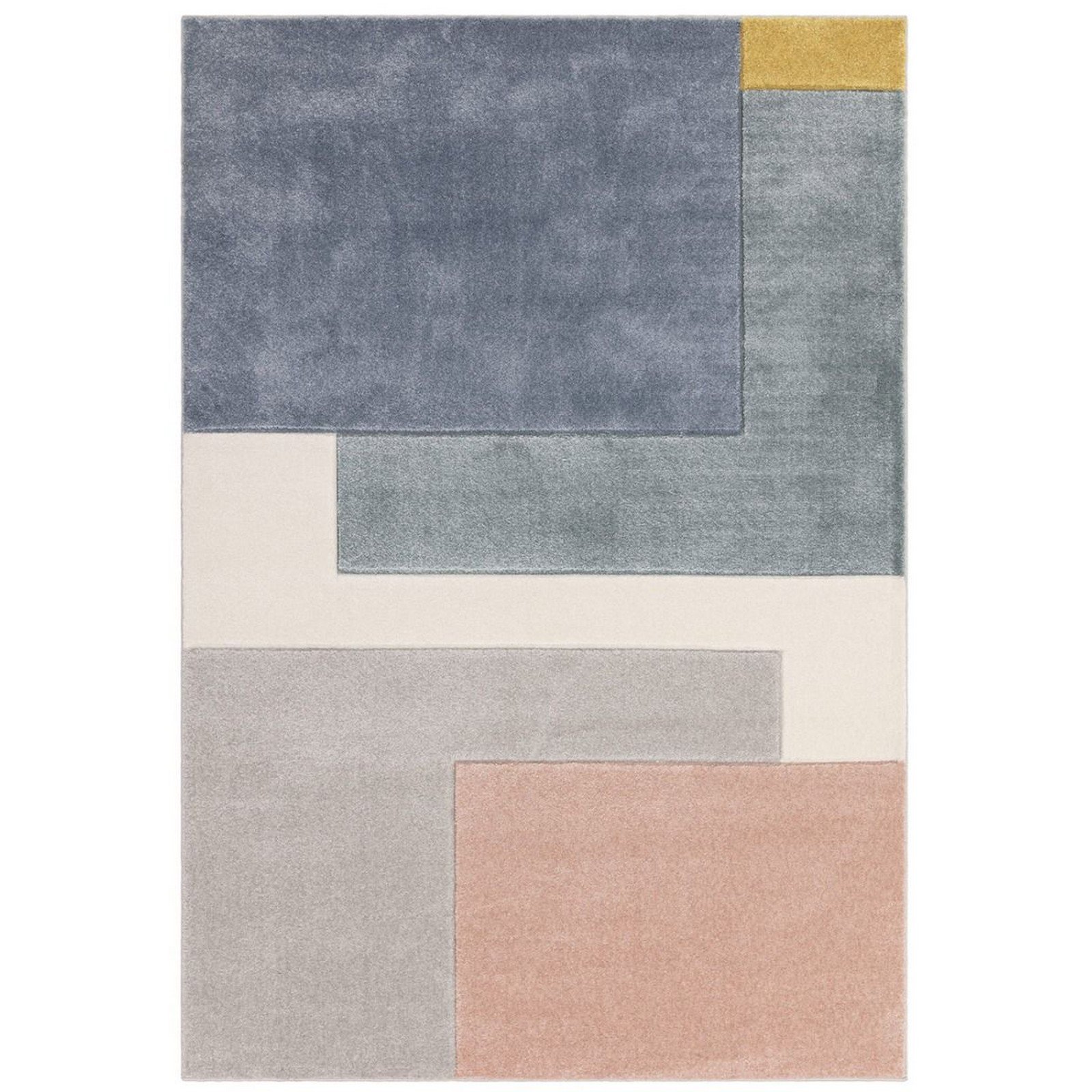 Mega Flooring Multi Modern Geometric Rug - 120 x 170cm