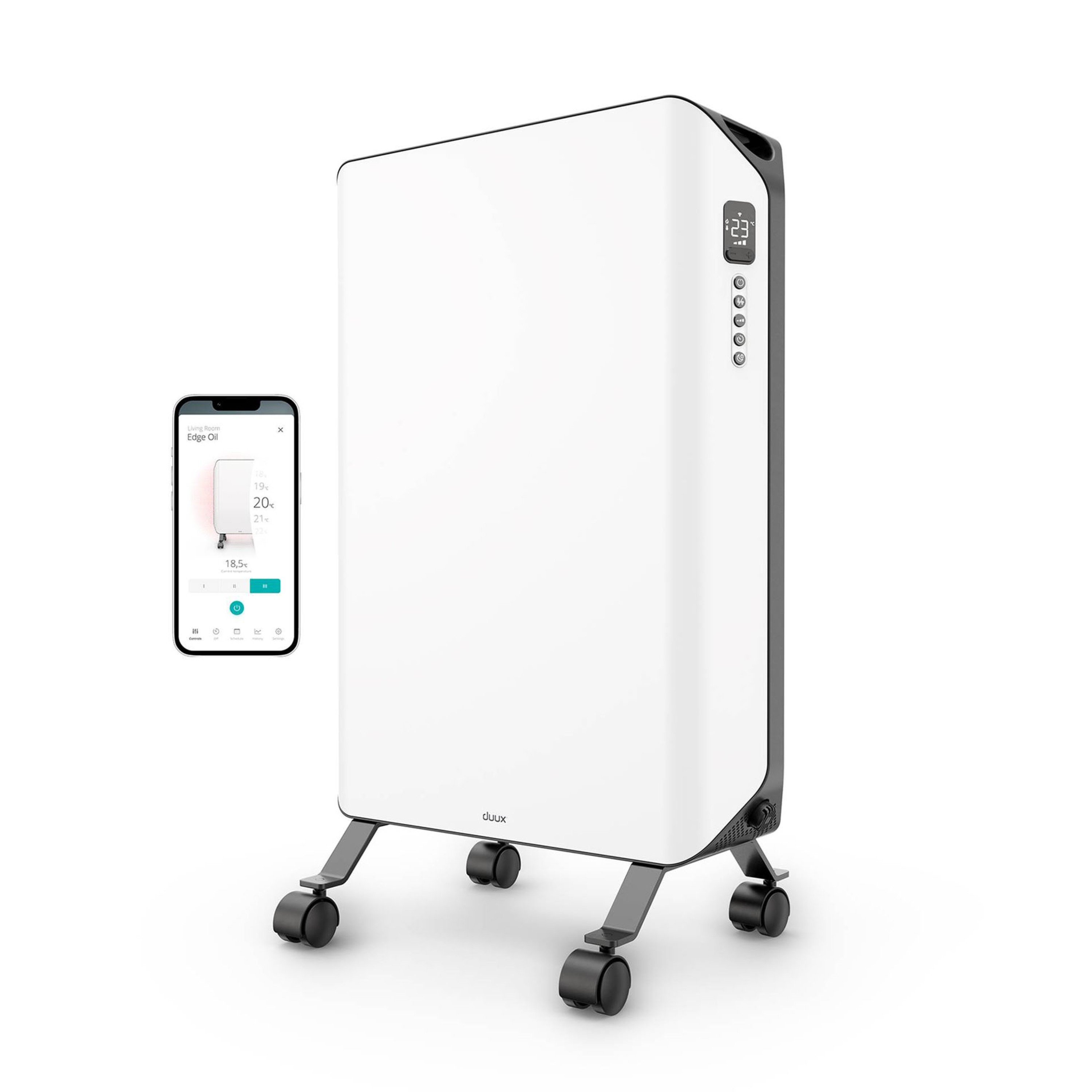 Duux 2000W Edge Oil Smart Heater - White