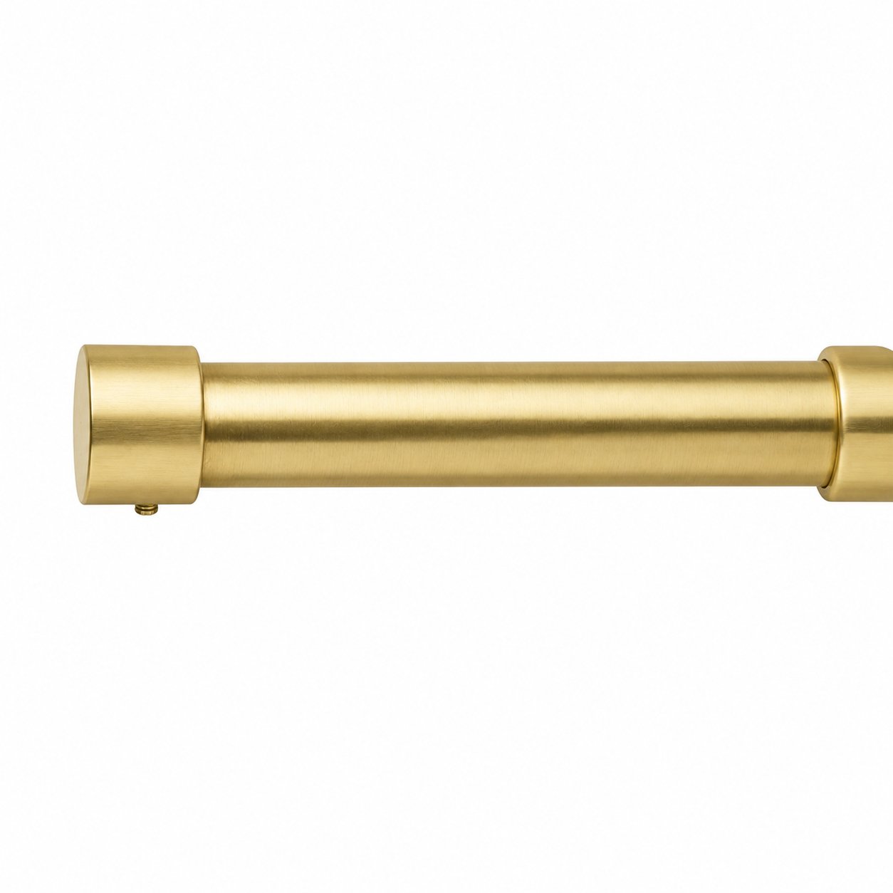 New Edge Blinds 16-19mm Gold Stud Eyelet Curtain Pole - 160cm - 300cm