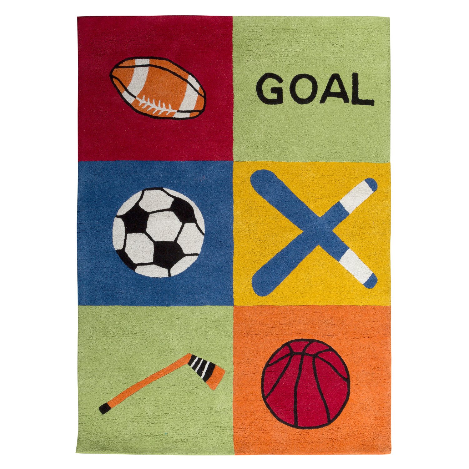 Orsina Assorted Kids Sport Rug - 100 x 140cm