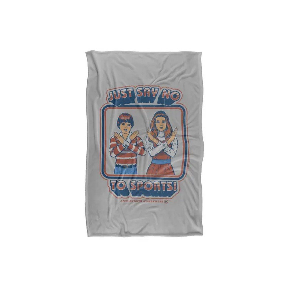Steven Rhodes Say No To Sports Soft Touch Blanket - 147cm x 91cm