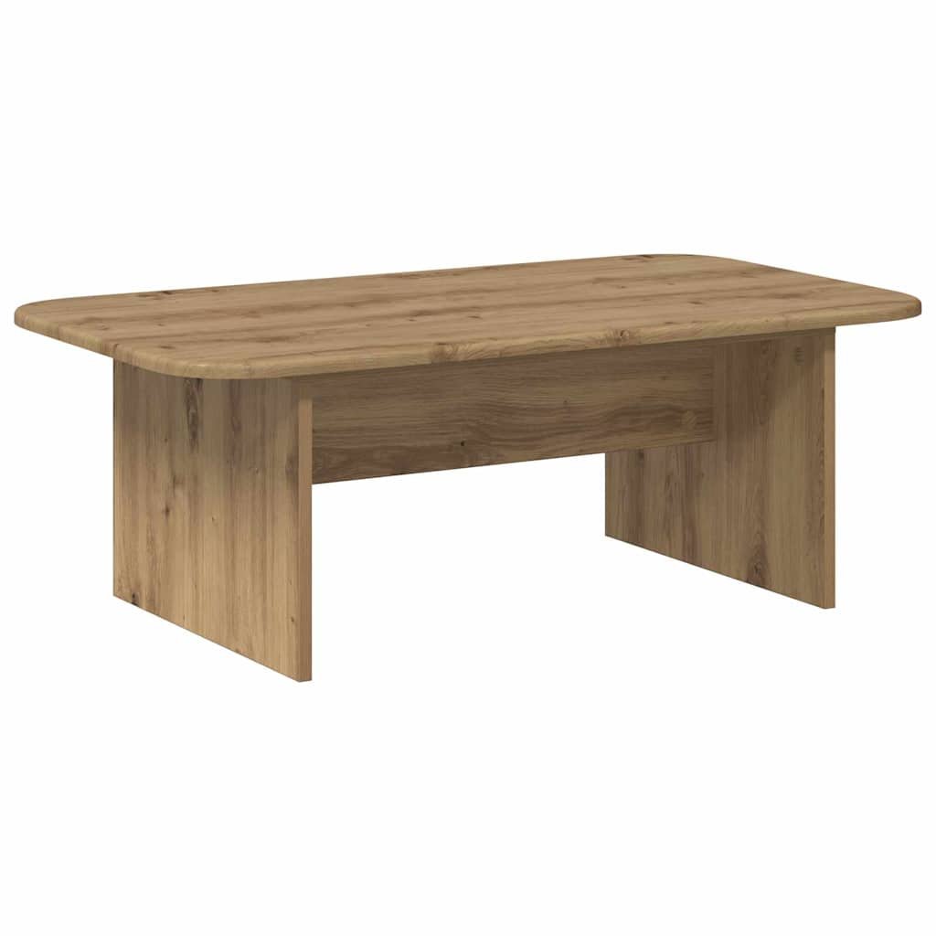 Walplus Engineered Wood Coffee Table - Oak - 93 x 53 x 33 cm