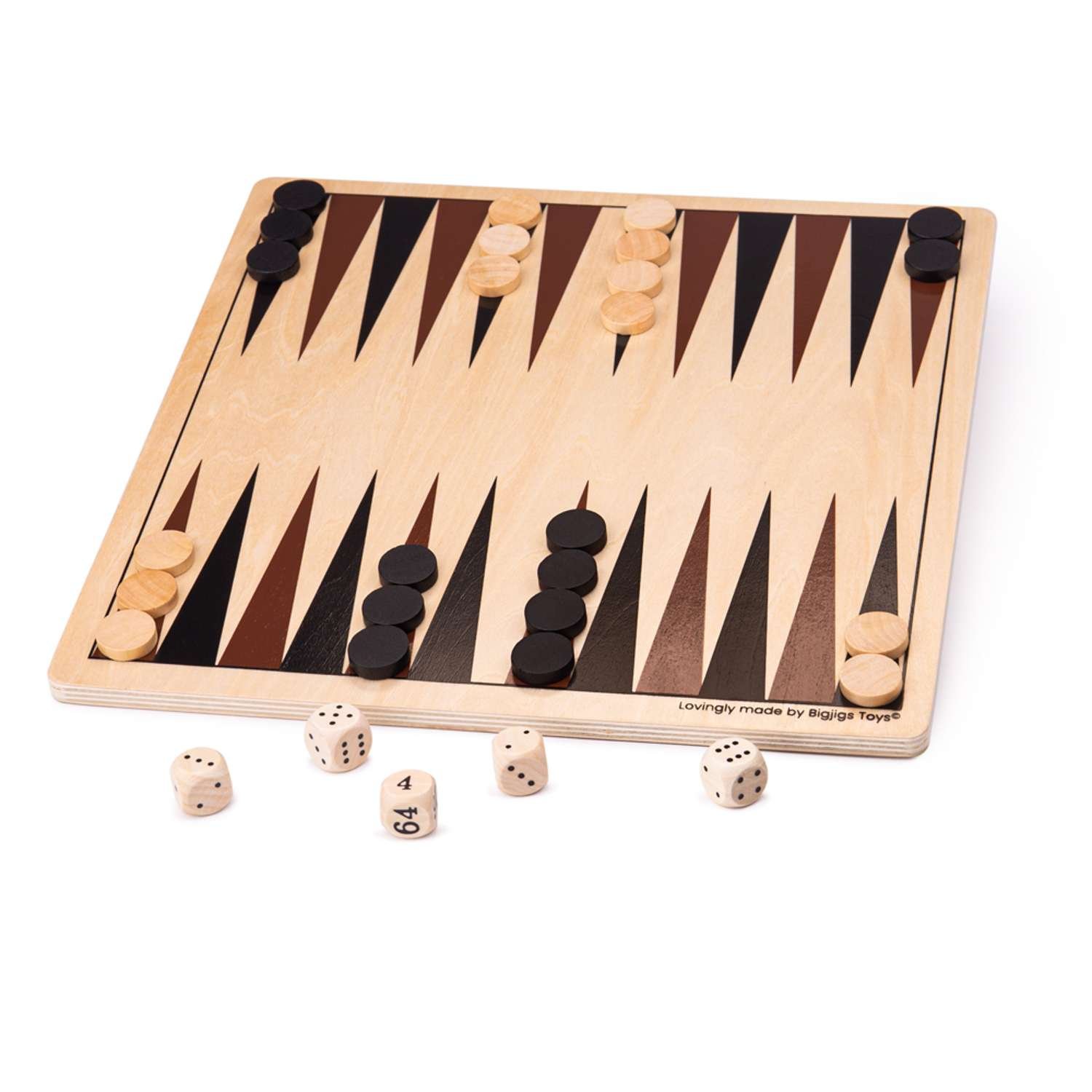 Bigjigs Toys Backgammon 3 Years +