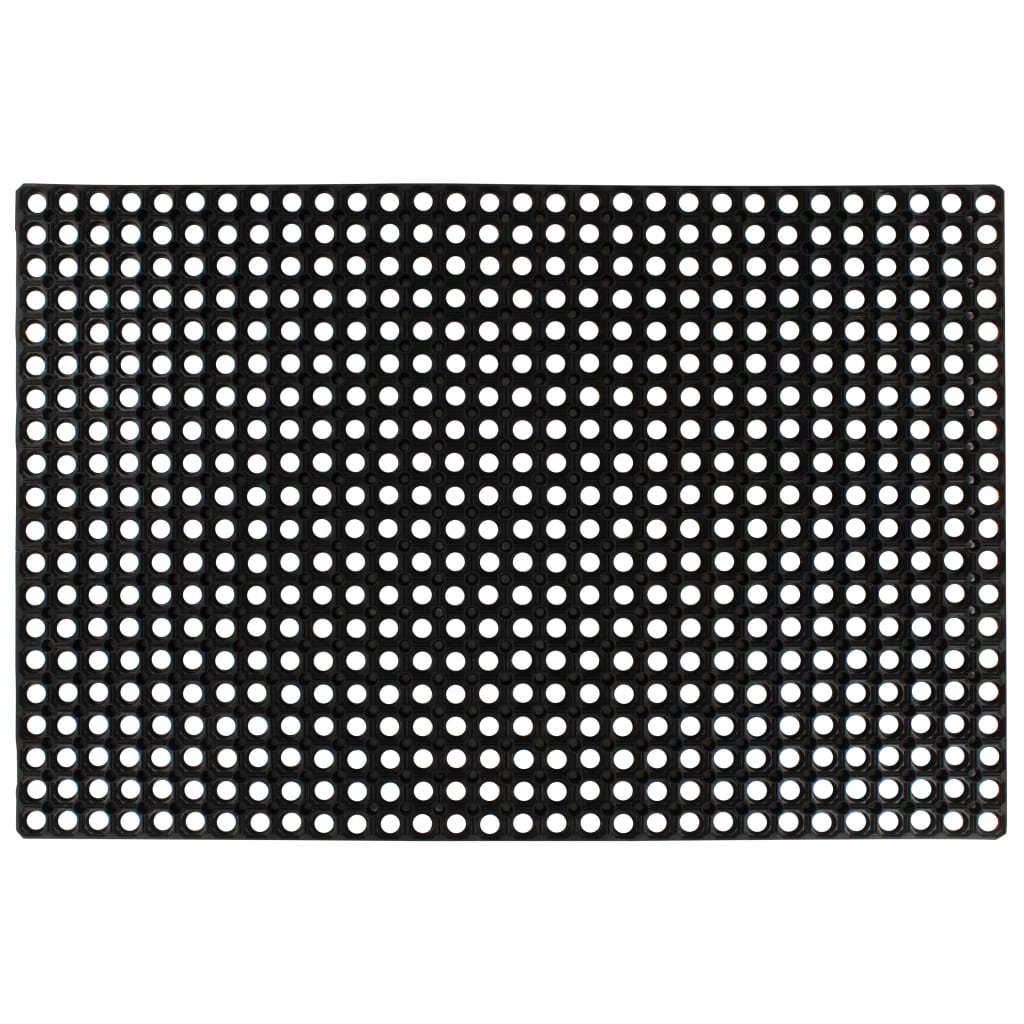 Walplus 16 mm Thick Rubber Mat - Black - 80 x 120 cm