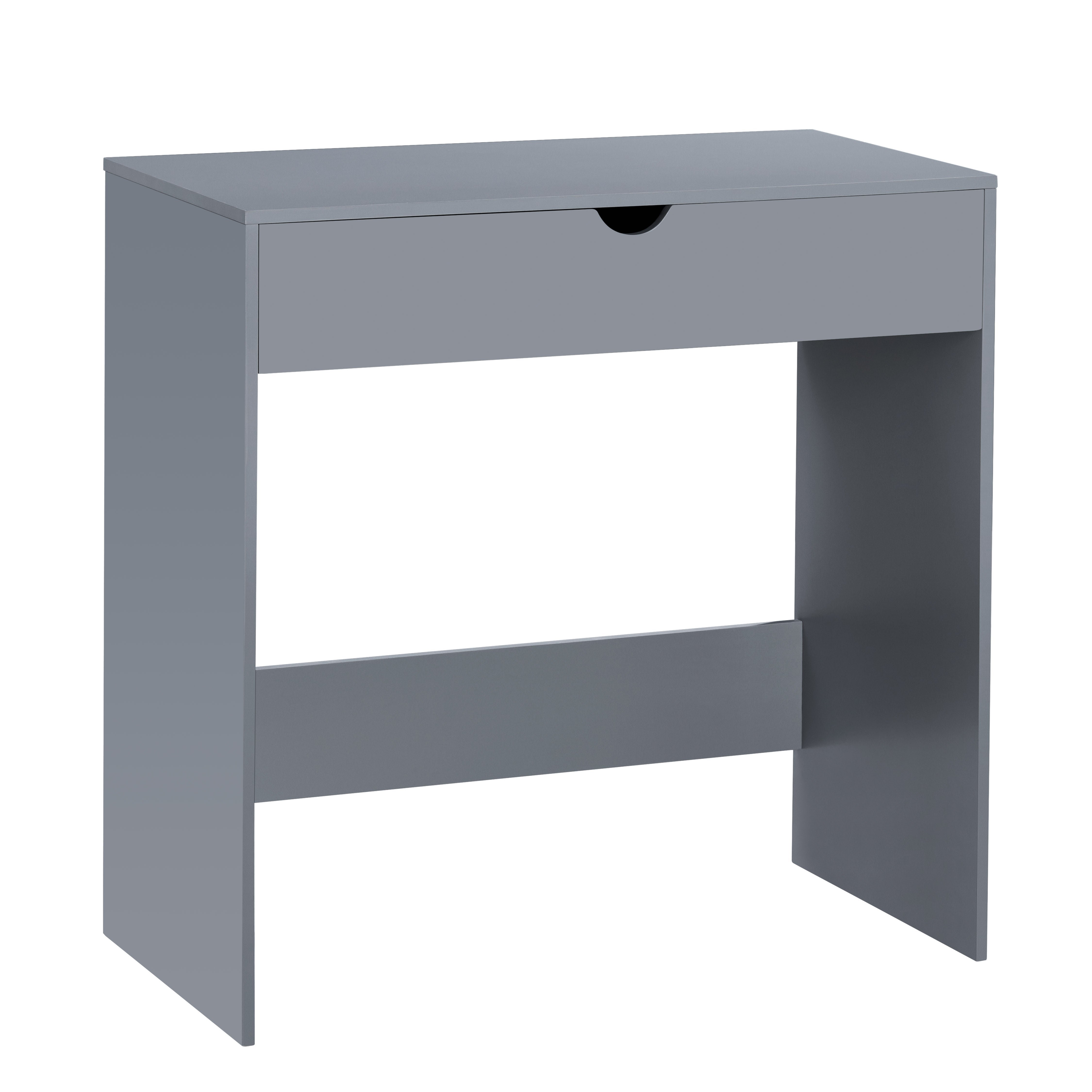 Vida Designs Rivela 1 Drawer Dressing Table - Grey