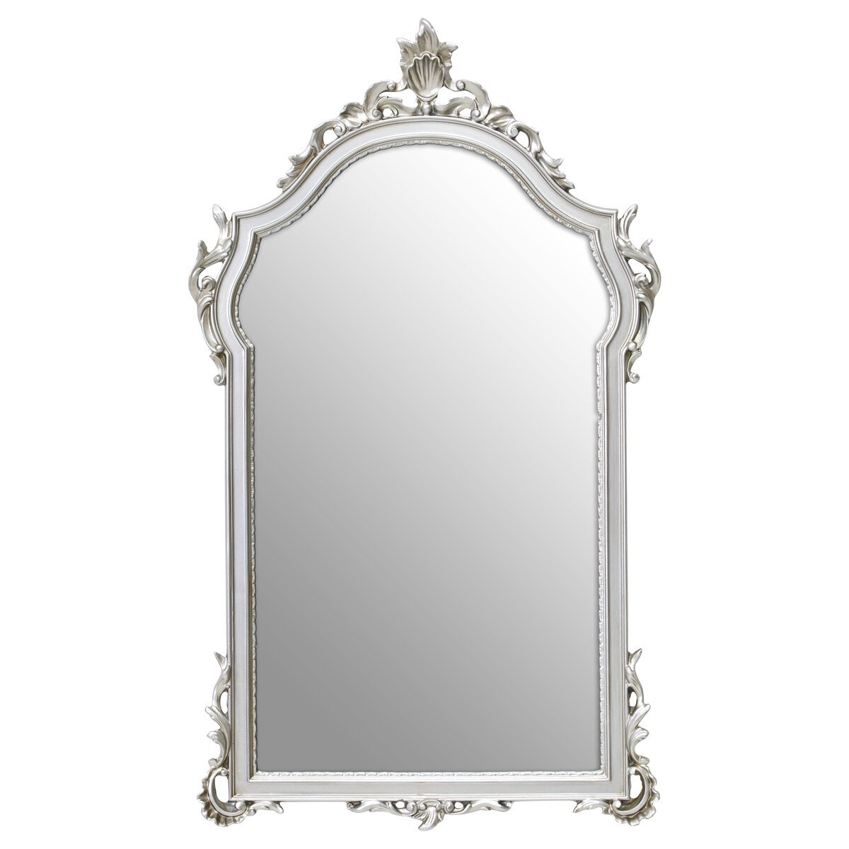 Orsina Teramo Finish Wall Mirror – Silver