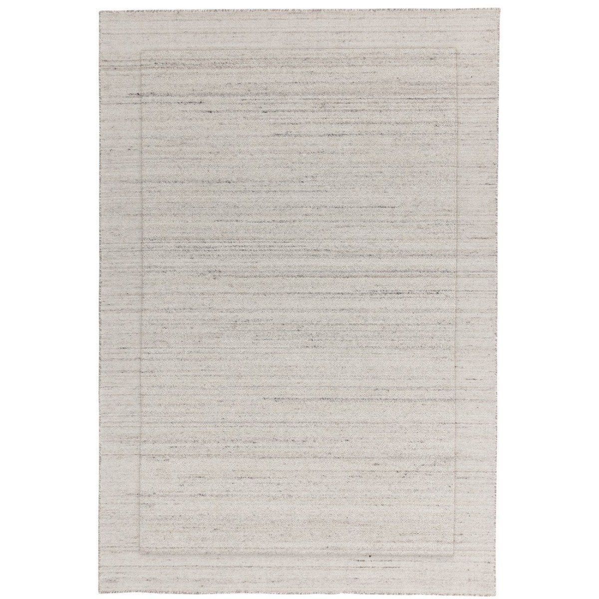 Mega Flooring White Handmade Plain Rug - 120 x 170cm