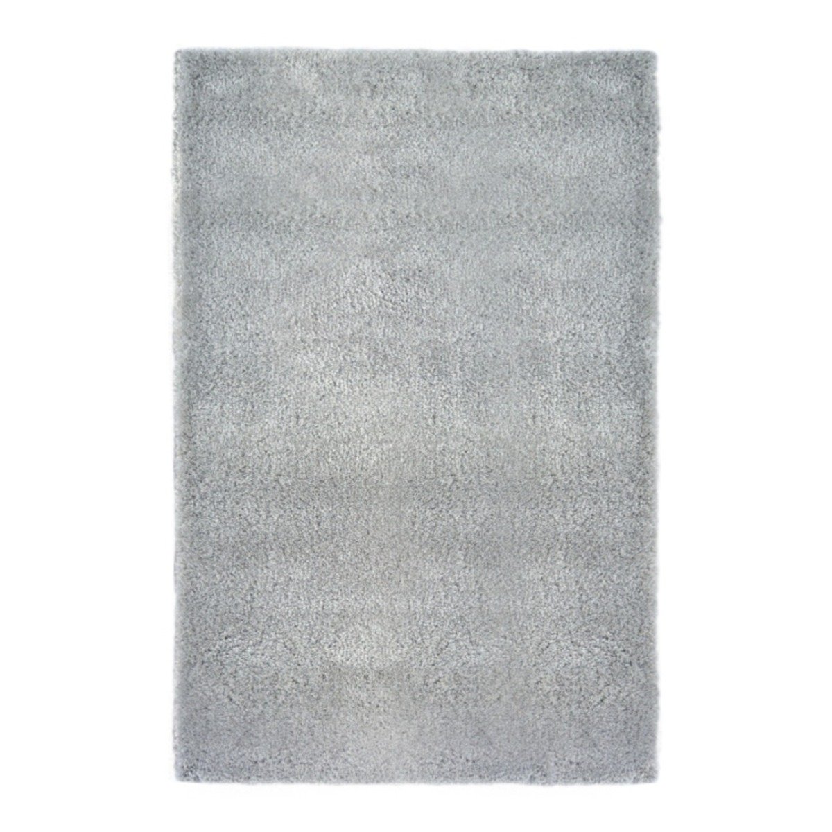 Mega Flooring Grey Shaggy Plain Rug - 80 x 150cm