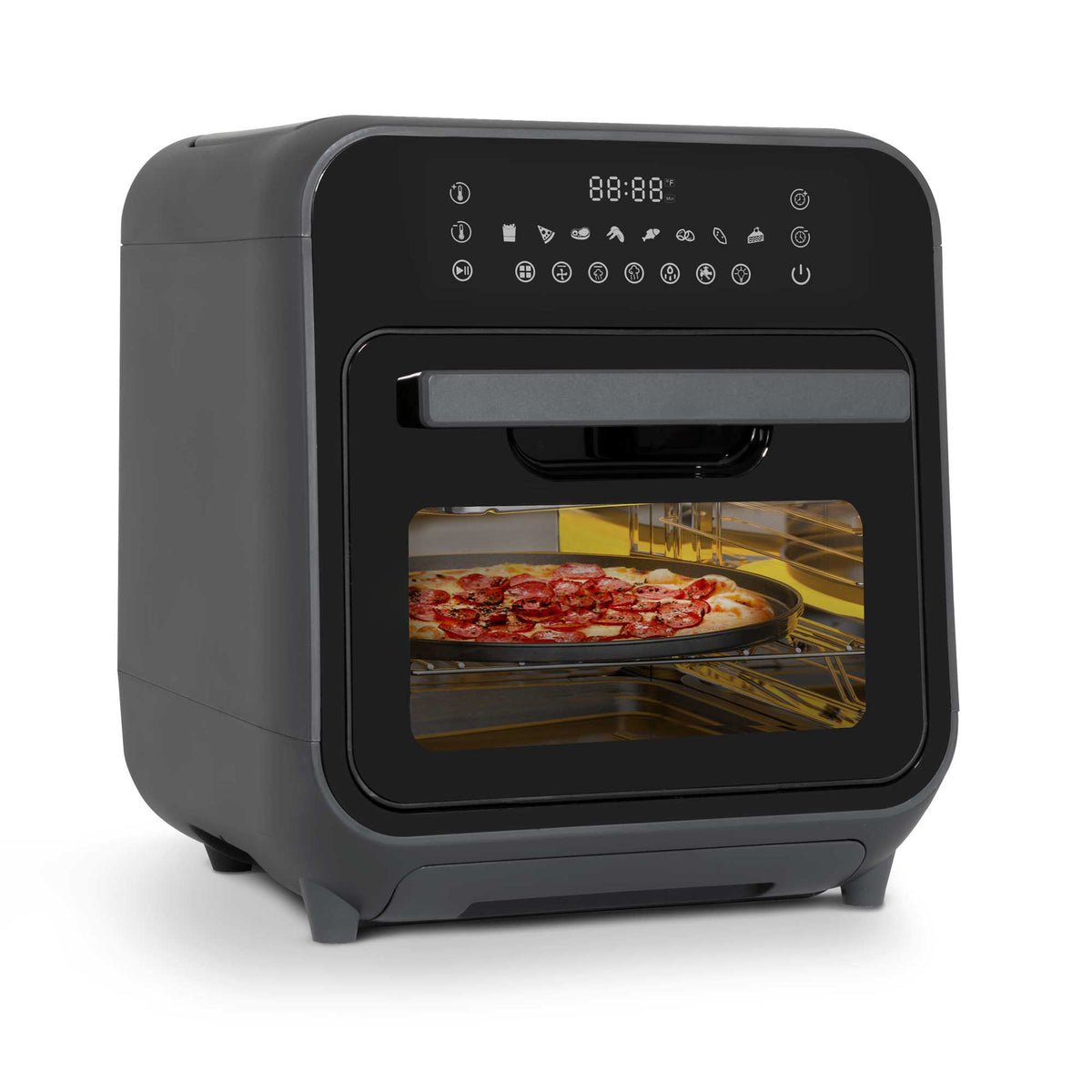 Baridi 15L 12-in-1 Air Fryer Steam Oven - Black