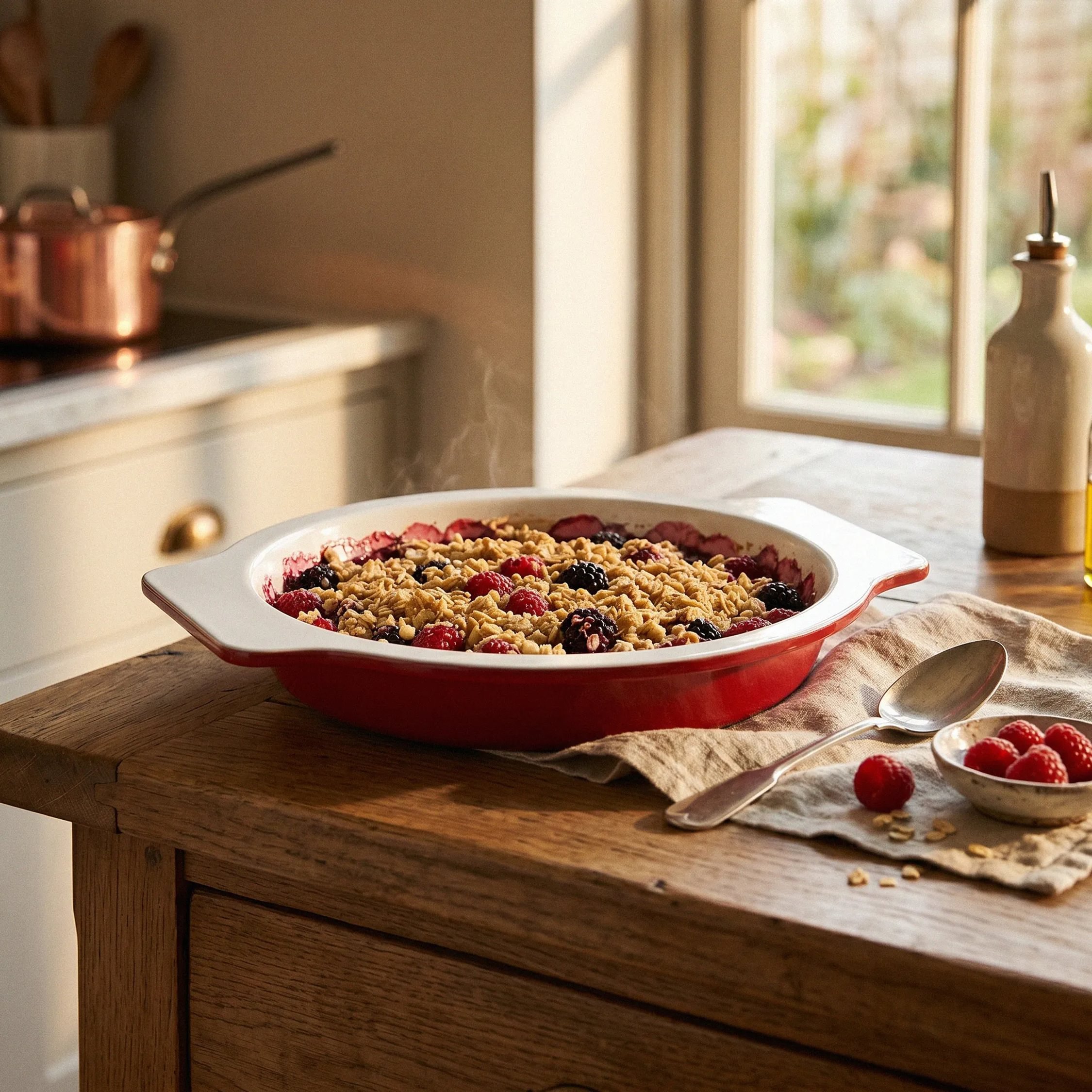 Orsina Ecocook 27cm Baking Dish With Handles - Red