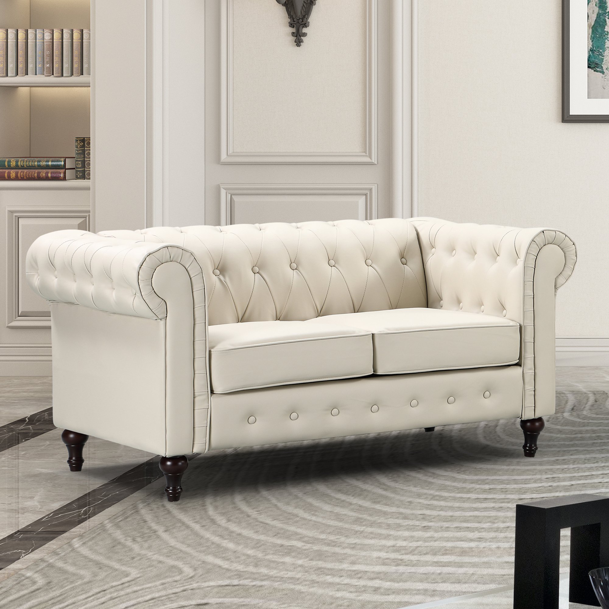 Artemis Home Richland 2 Seat Sofa - Cream
