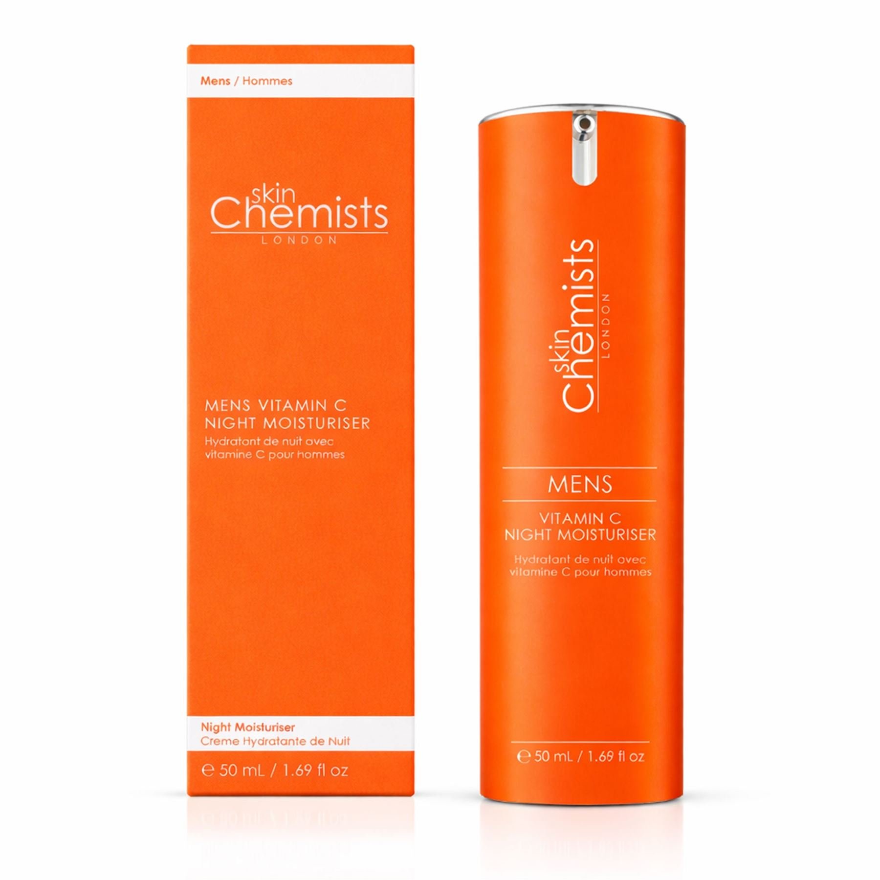 skinChemists Men's Anti-Ageing Vitamin C Night Moisturiser - 50ml