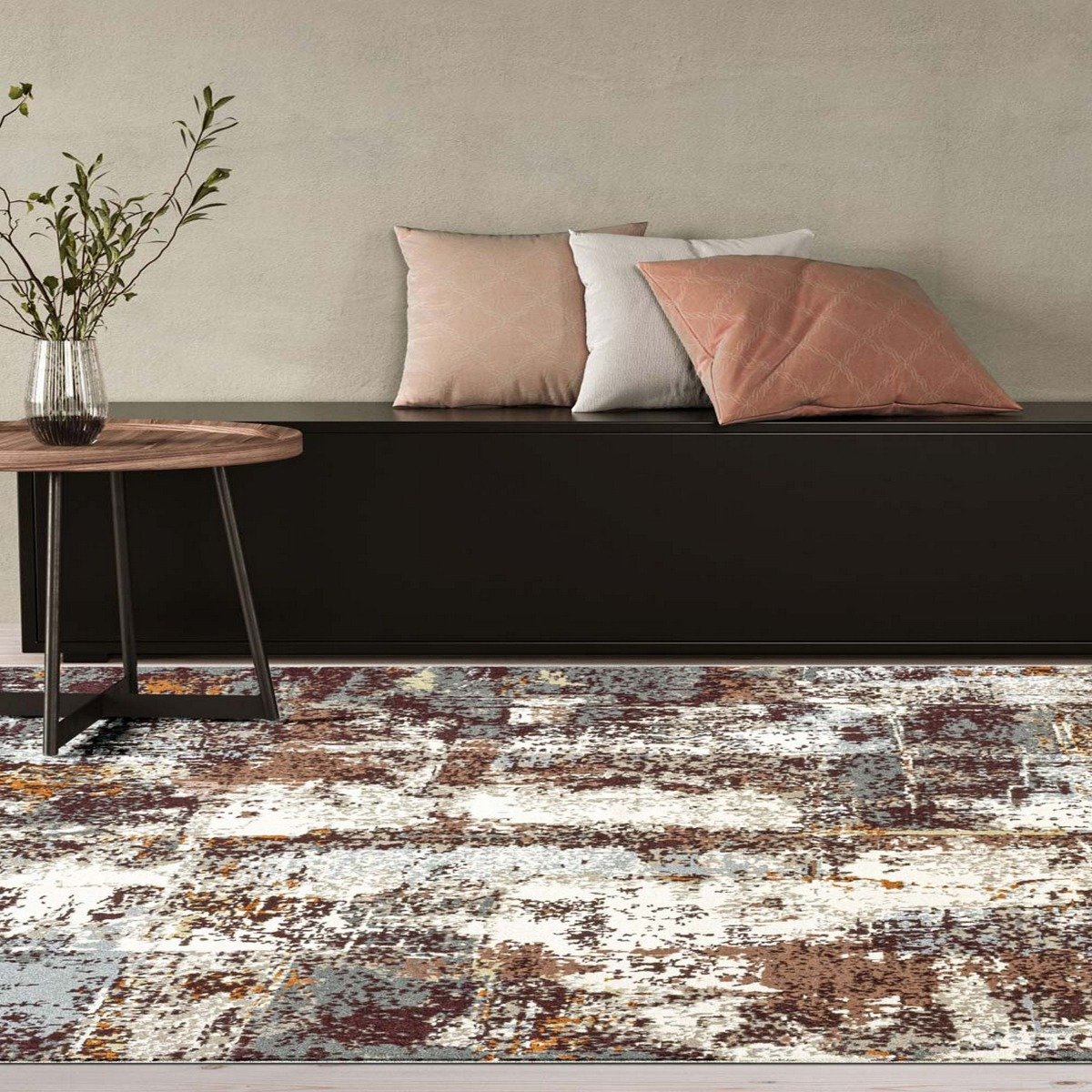 Mega Flooring Multi Modern Abstract Rug - 120 x 170cm