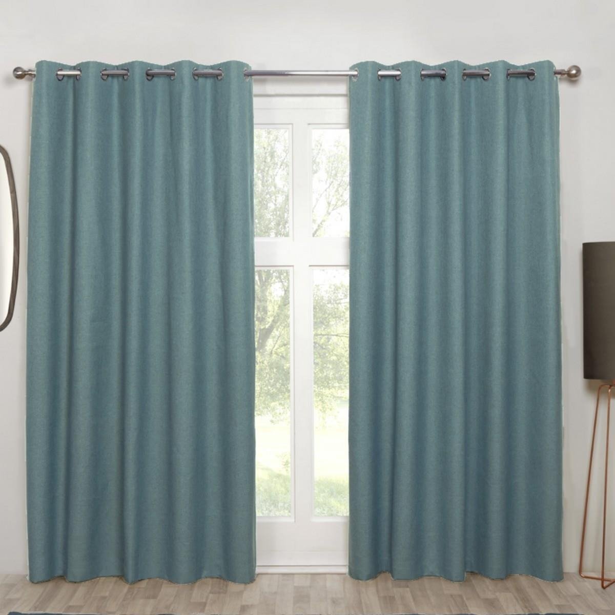Sundour Cosmos Eyelet Curtains - Denim - 168 x 137cm