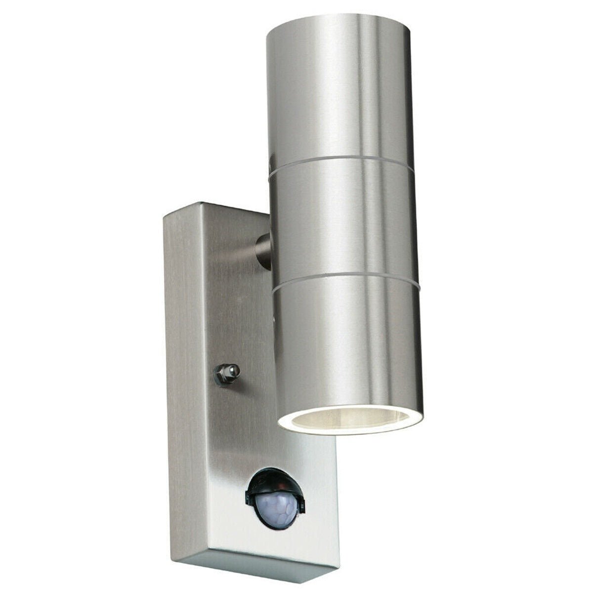 Loops Direct Stainless Steel 2-Light Wall Outdoor Lamp - Stainless Steel