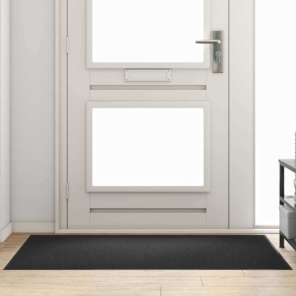 Walplus Polyamide Doormat - Black - 90 x 150 cm